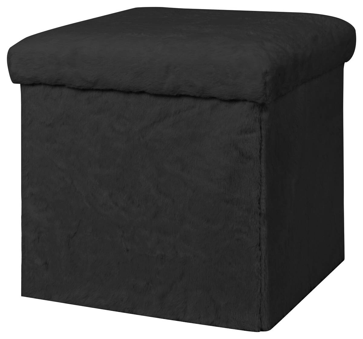 POCOline Sitzhocker schwarz B/H/L: ca. 38x38x38 cm