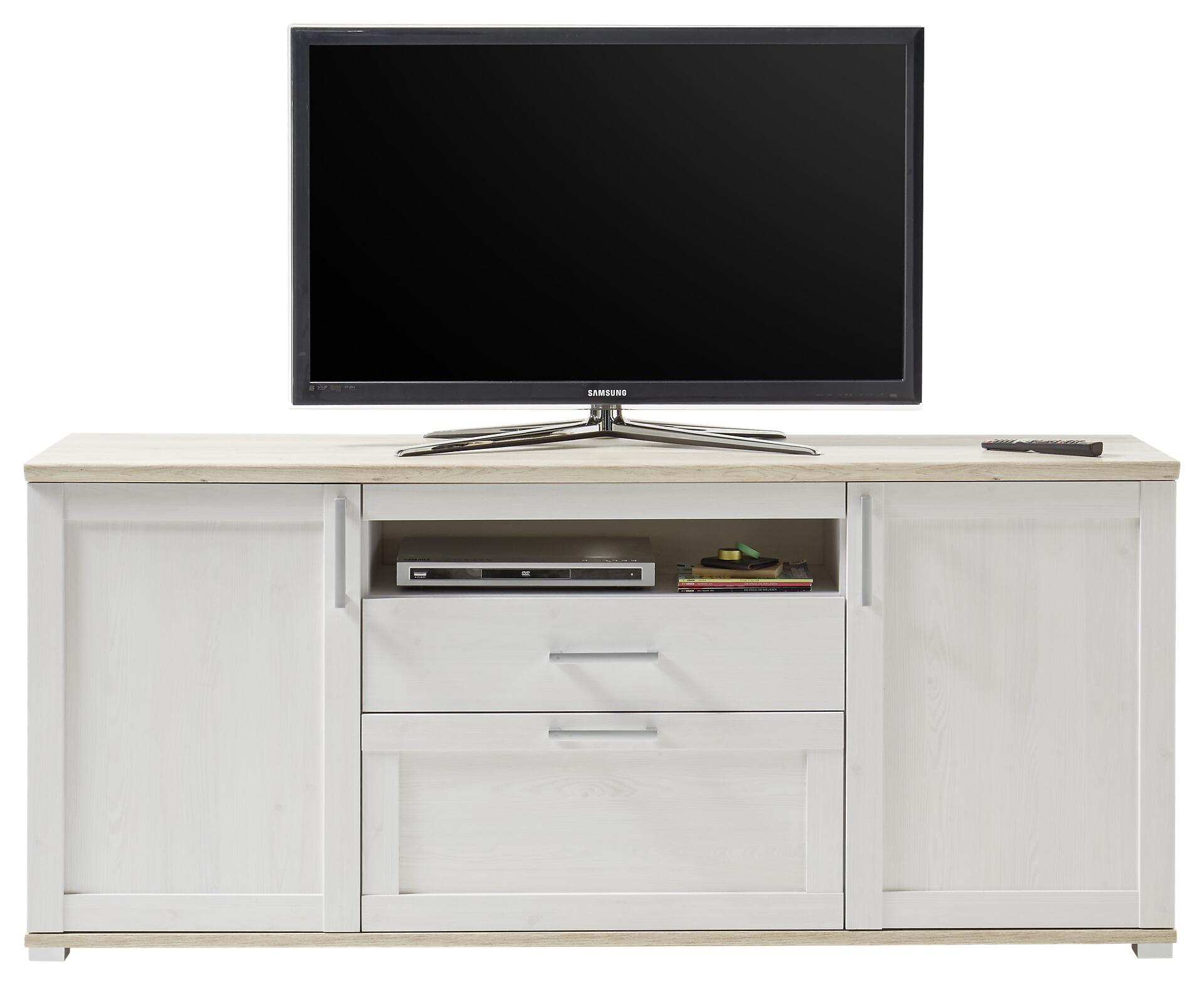 TV-Highboard Romance Sibiu Lärche Nachbildung San-Remo Nachbildung B/H/T: ca. 190x82x44 cm