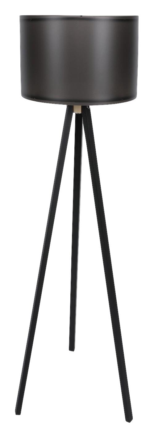 Opviq Stehleuchte schwarz Polypropylen MDF B/H/T/L/D: ca. 38x145x38x38x38 cm E27 1 Brennstellen