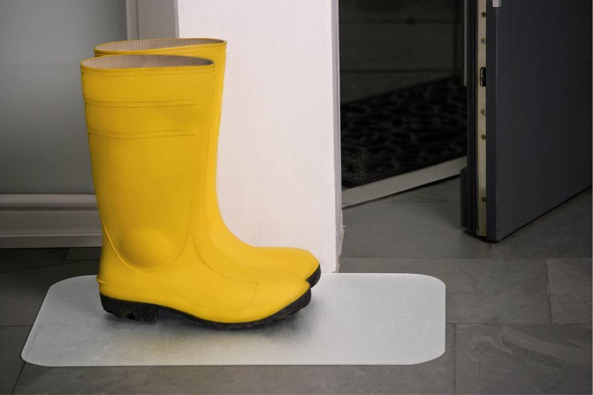 Bodenschutzmatte transparent B/L: ca. 91x121 cm