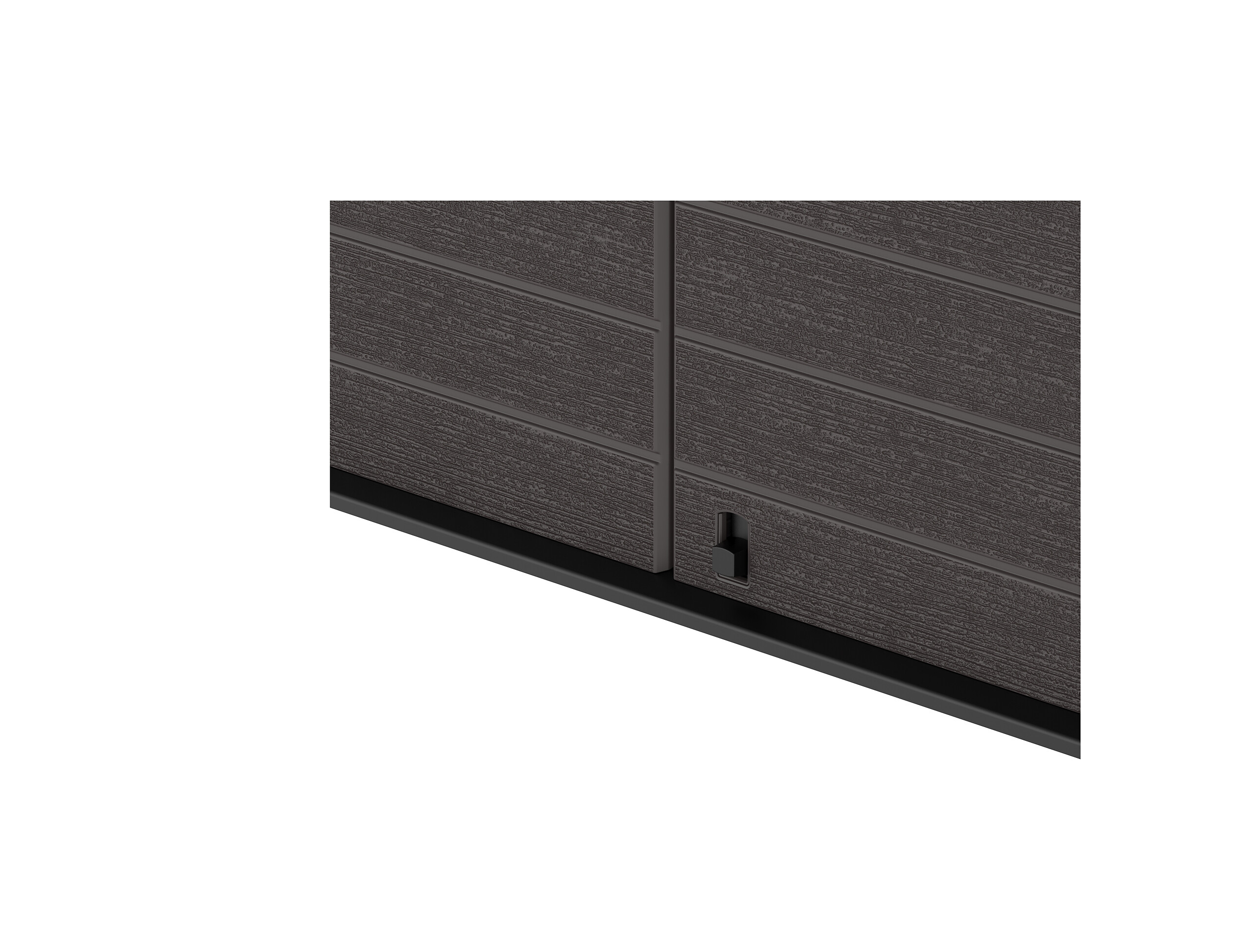 VCM Mülltonnenbox 2er StoreAway braun Kunststoff B/H/L: ca. 145x125x83 cm