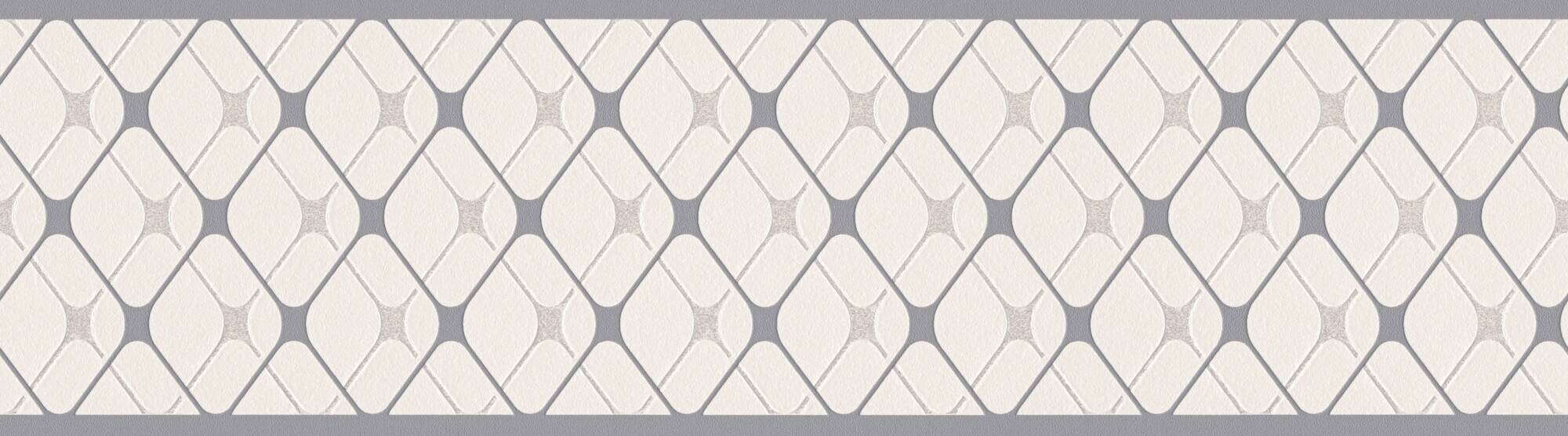 A.S.Creation Bordüre weiß B/H/D: ca. 17x500x8 cm