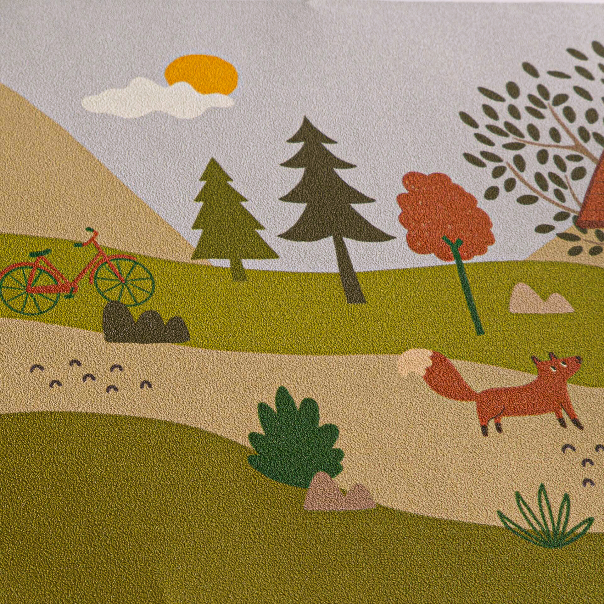 A.S.Creation Bordüre beige grau grün B/H/D: ca. 18x500x6,8 cm