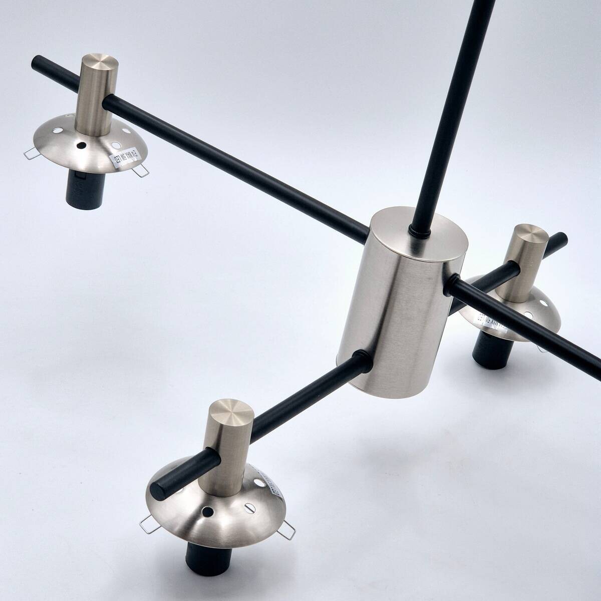 Lamkur Deckenleuchte Lilou Chrom Glas Stahl B/H/L: ca. 61x53x61 cm E14 4 Brennstellen