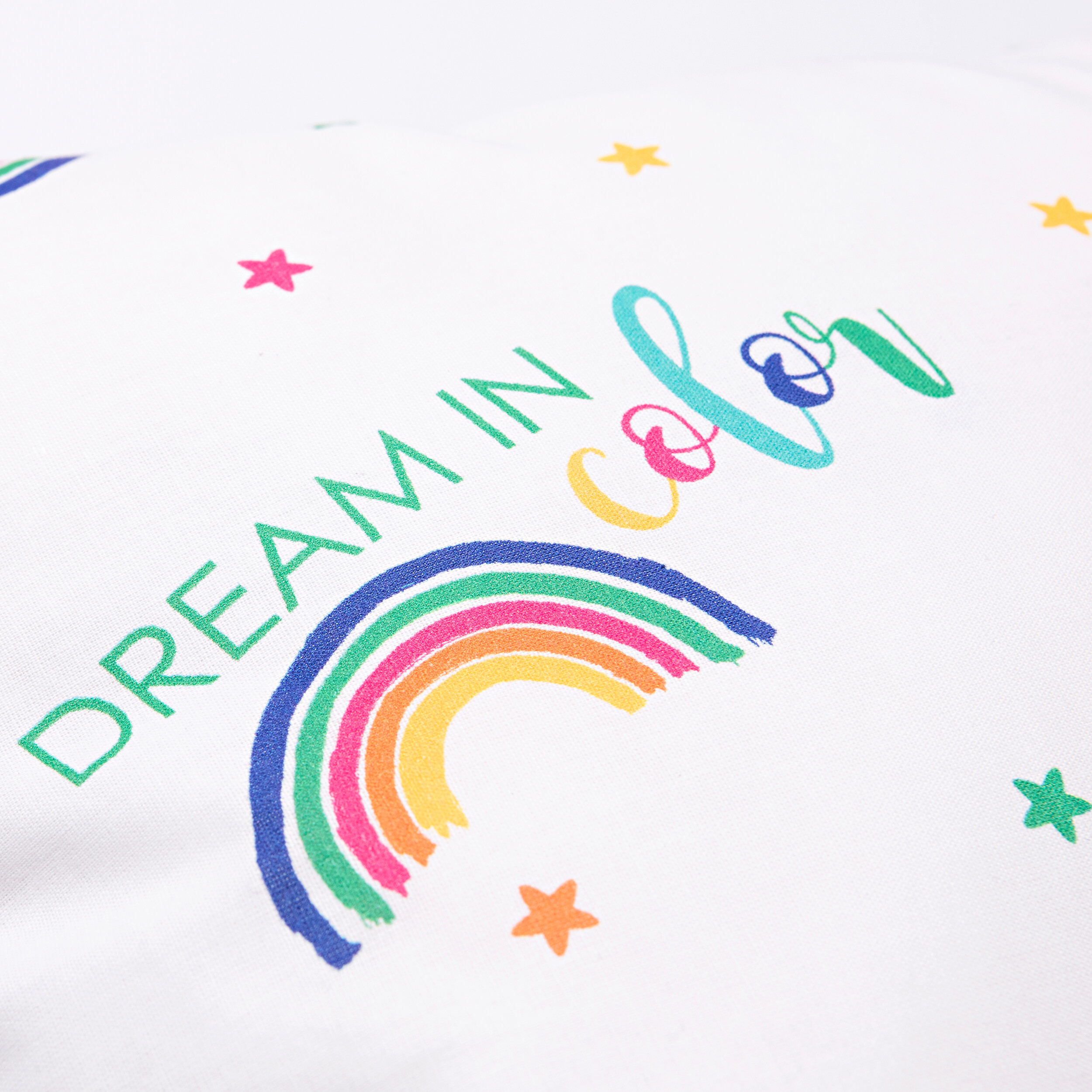 Dekokissen RAINBOW KIDS bunt Baumwolle B/L: ca. 30x30 cm