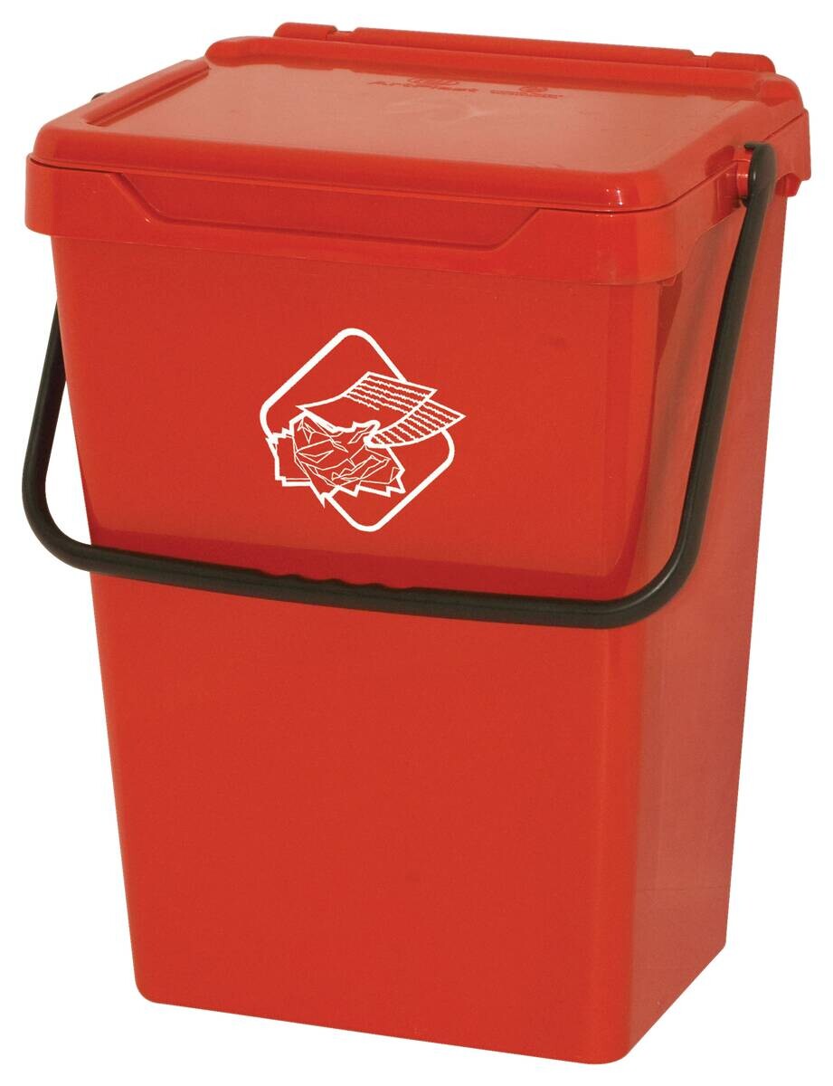 Eco-Logico Eimer rot Polypropylen B/H/L: ca. 30,5x51x40 cm