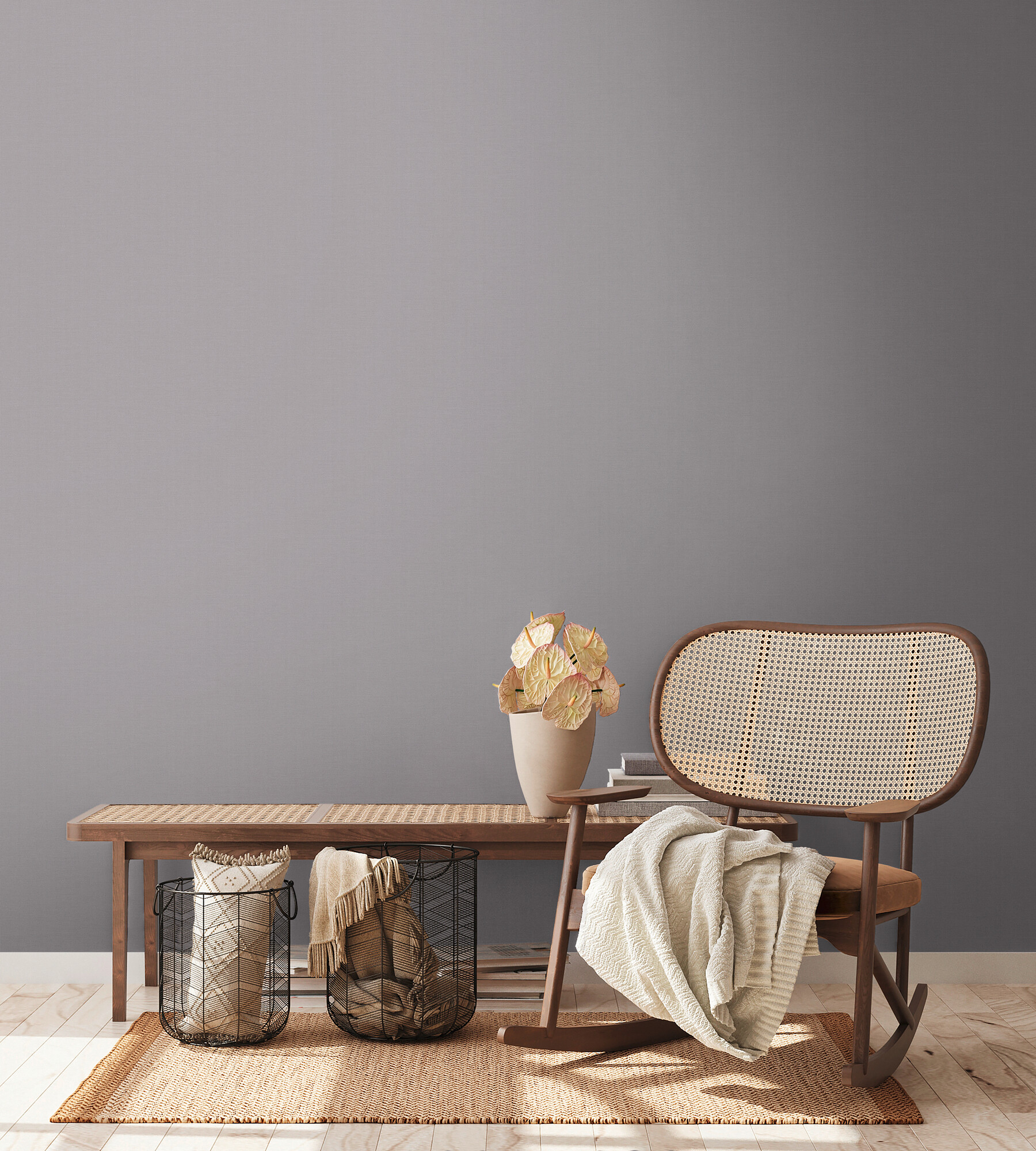 A.S.Creation Vliestapete grau B/H/D: ca. 53x1005x8,5 cm