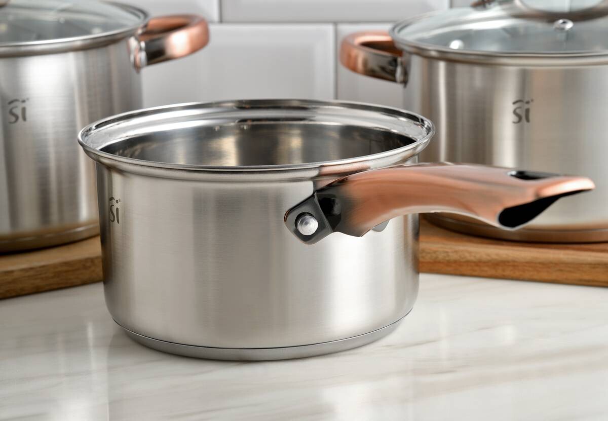 SAN IGNACIO Topfset Onil silber Edelstahl 5 tlg.