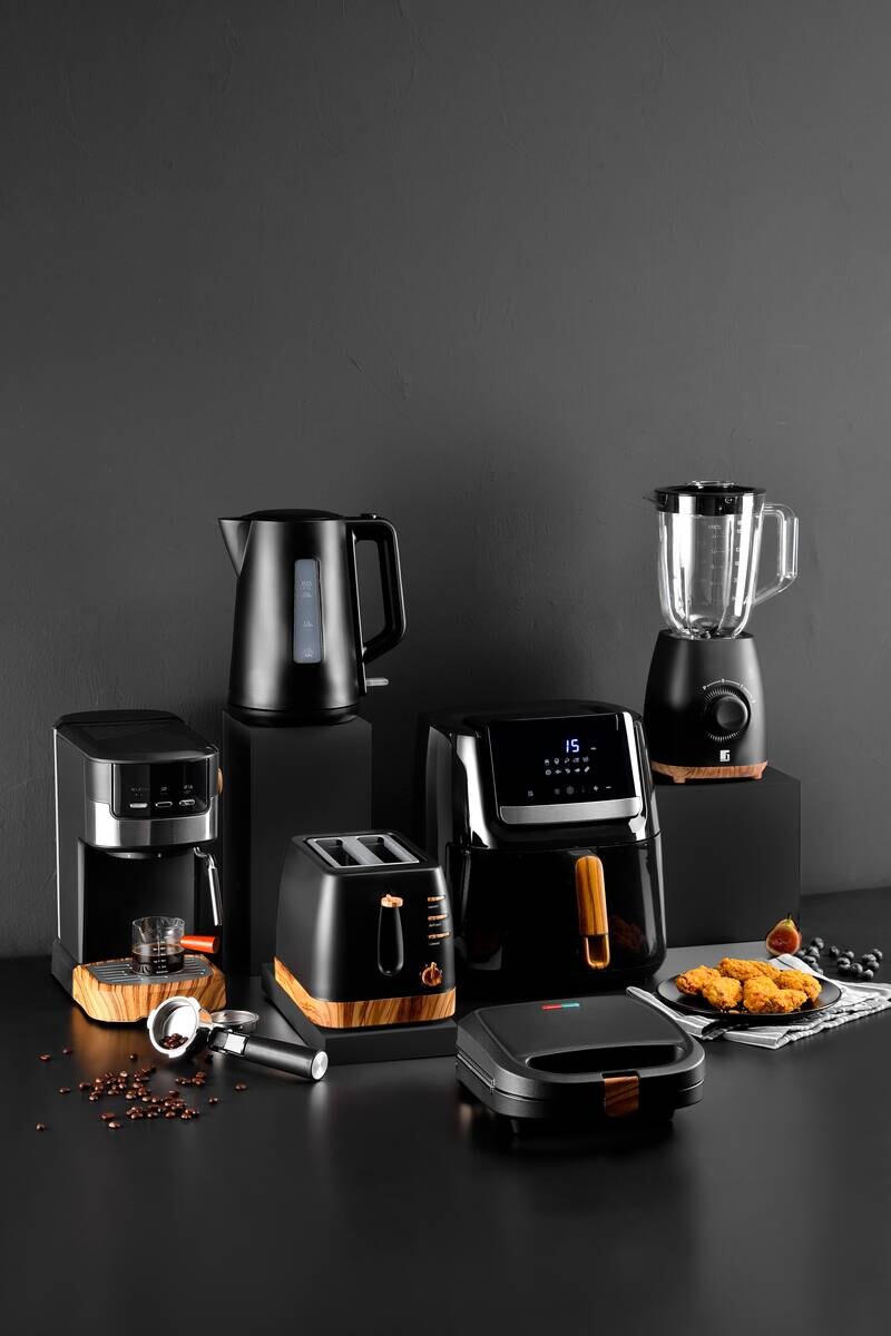 BERGNER Blender schwarz B/H/L: ca. 17,5x37,5x20 cm