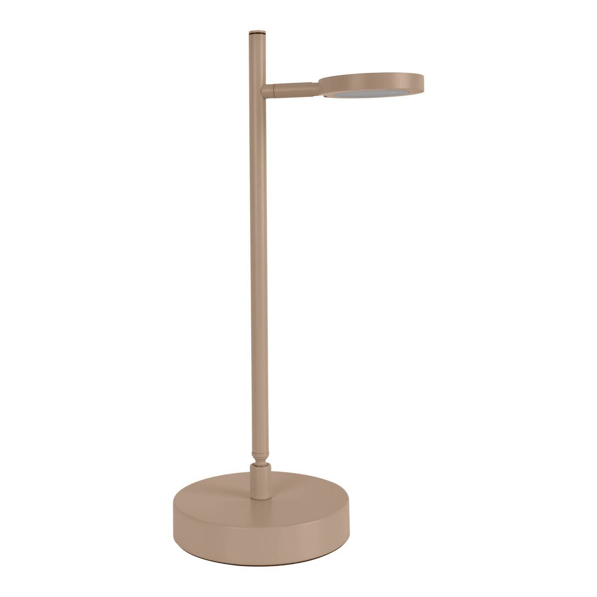 Näve Leuchten LED-Tischleuchte beige Metall B/H/T: ca. 22,6x45x16 cm