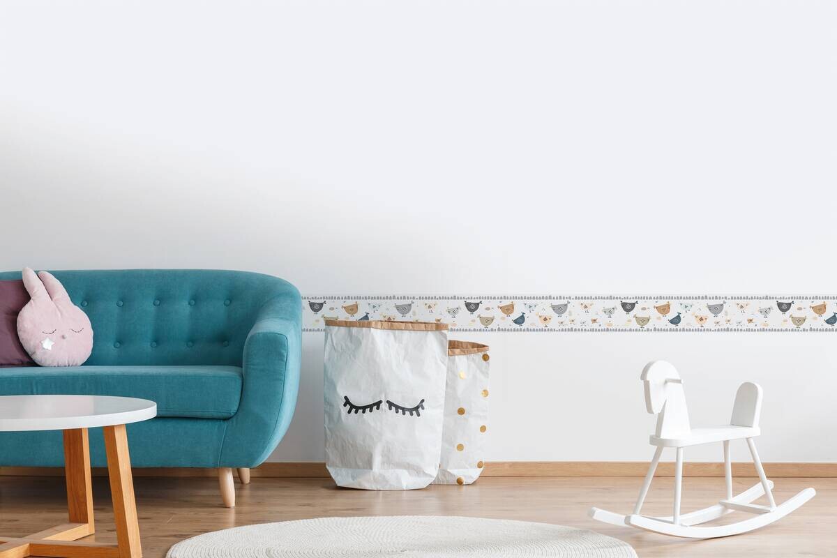 A.S.Creation Bordüre creme weiß B/H/D: ca. 15,5x500x5,7 cm