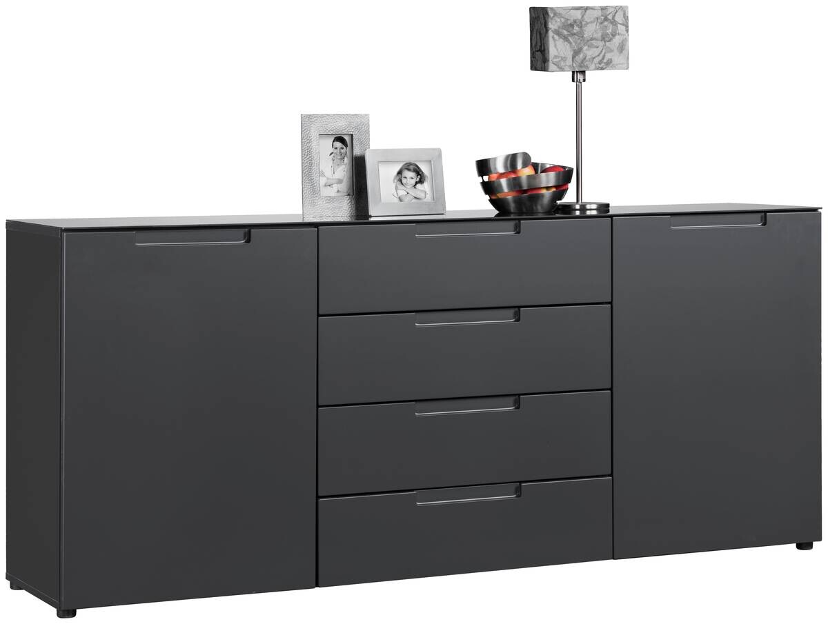 Kommode Mailand anthrazit B/H/T: ca. 180x79x40 cm