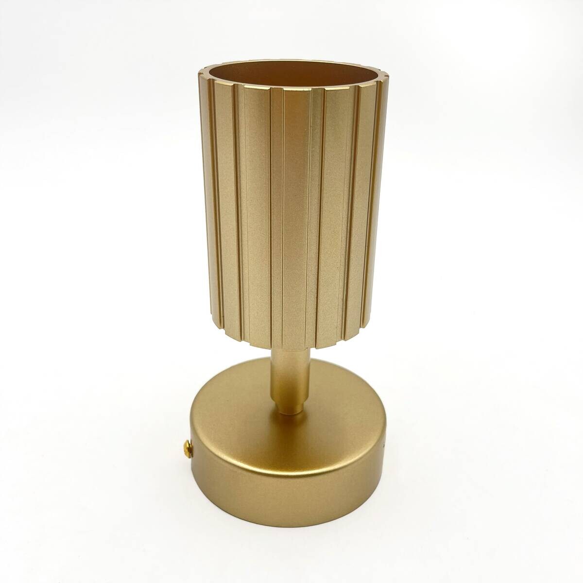 Lamkur Wandleuchte Prisma gold Stahl B/H/L: ca. 8x16x8 cm GU10 1 Brennstellen