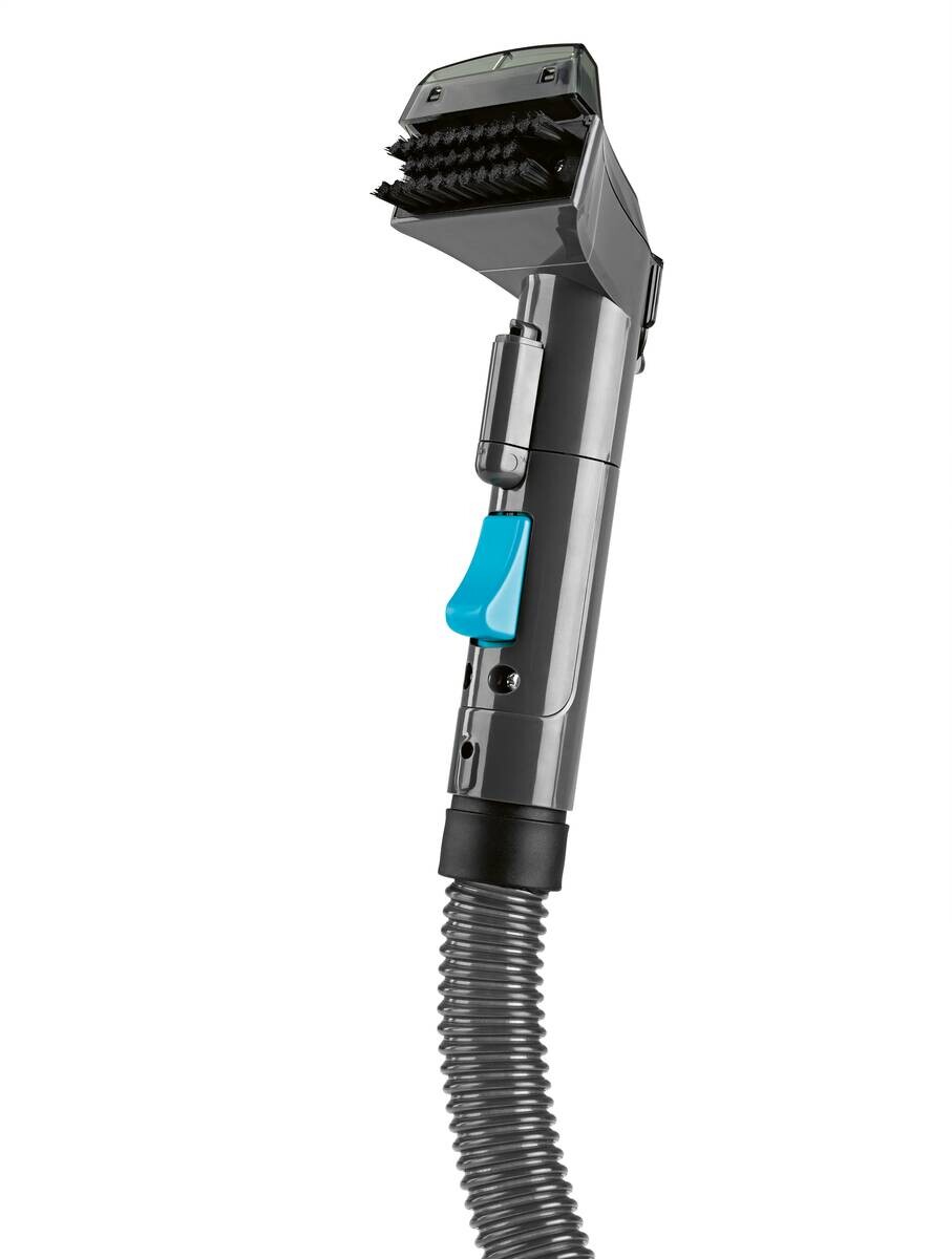 CLEANmaxx Polster -und Teppichreiniger 16382 grau blau Kunststoff B/H/L: ca. 22x27x26 cm ca. 330 W