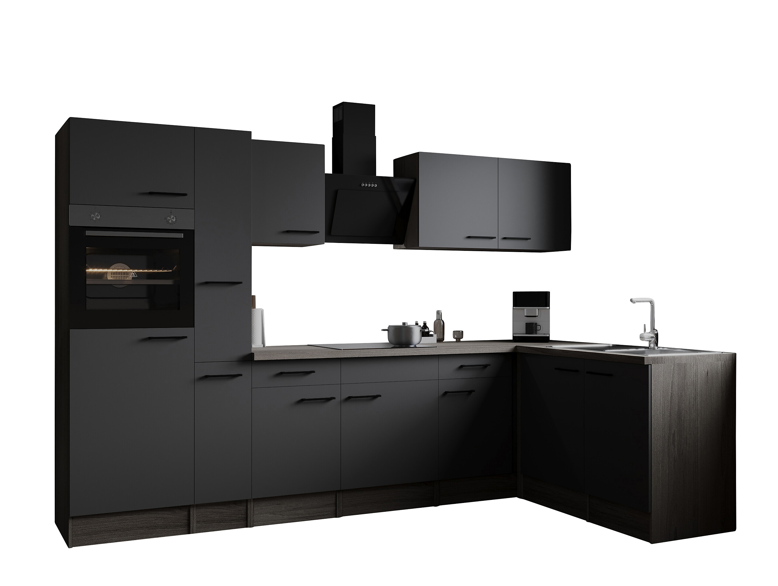 Winkelküche Oliver B/H/T: ca. 310x205x172 cm