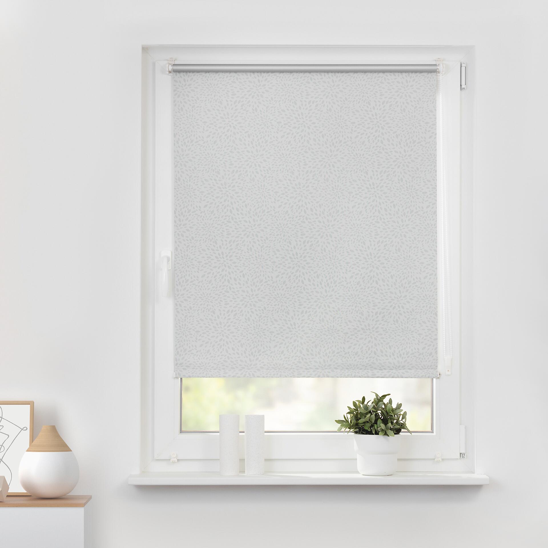 LICHTBLICK Thermo Klebe-/Klemmrollo Verdunklungsqualität weiß B/L: ca. 60x150 cm