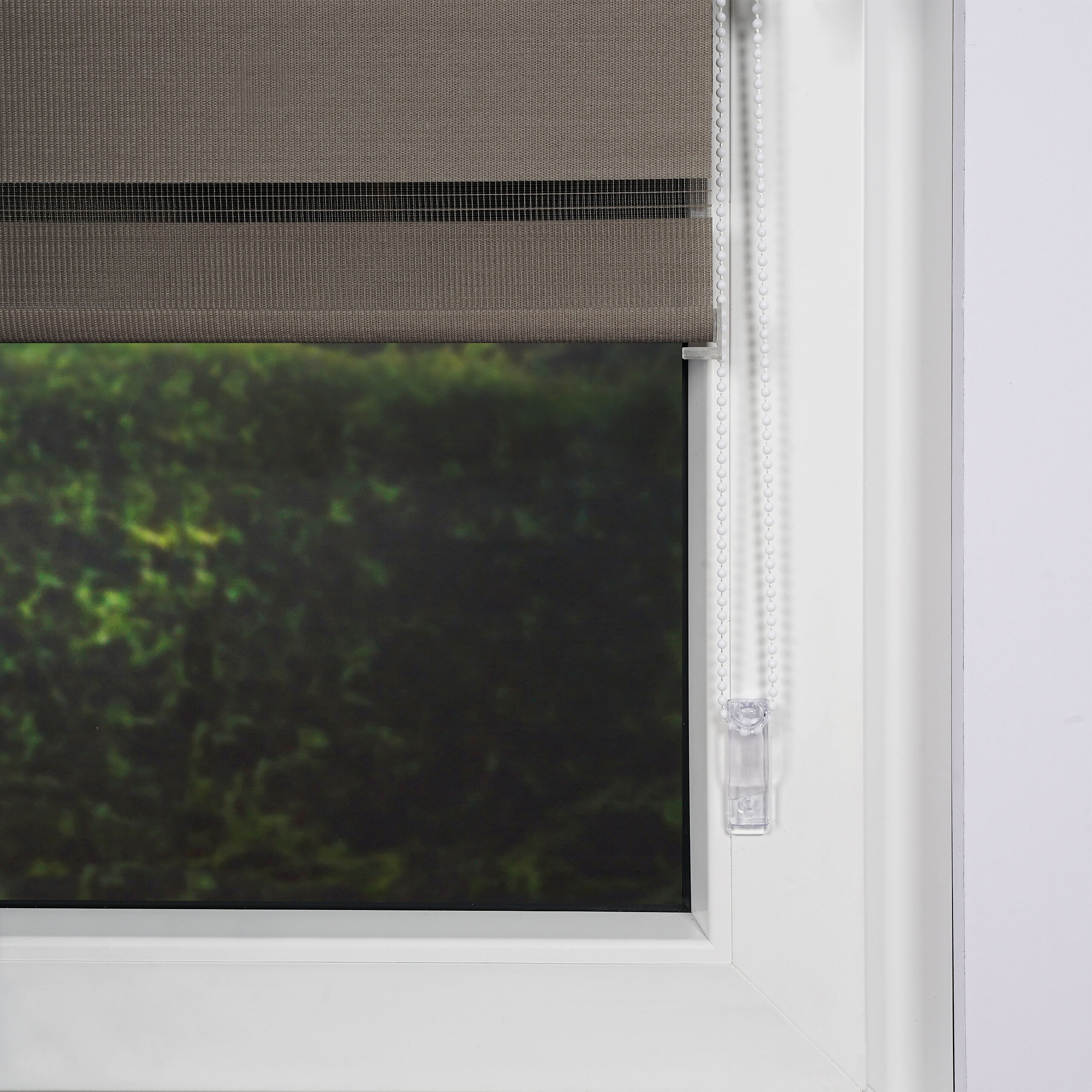 Doppelrollo Just braun B/L: ca. 120x160 cm