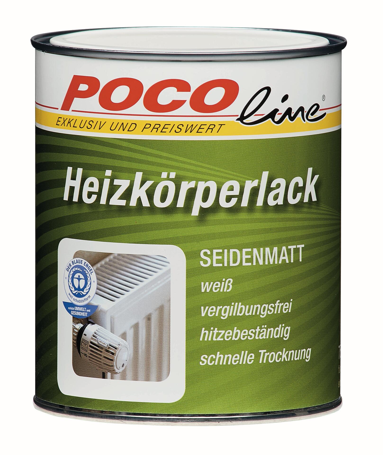 POCOline Acryl Heizkörperlack weiß seidenmatt ca. 0,75 l