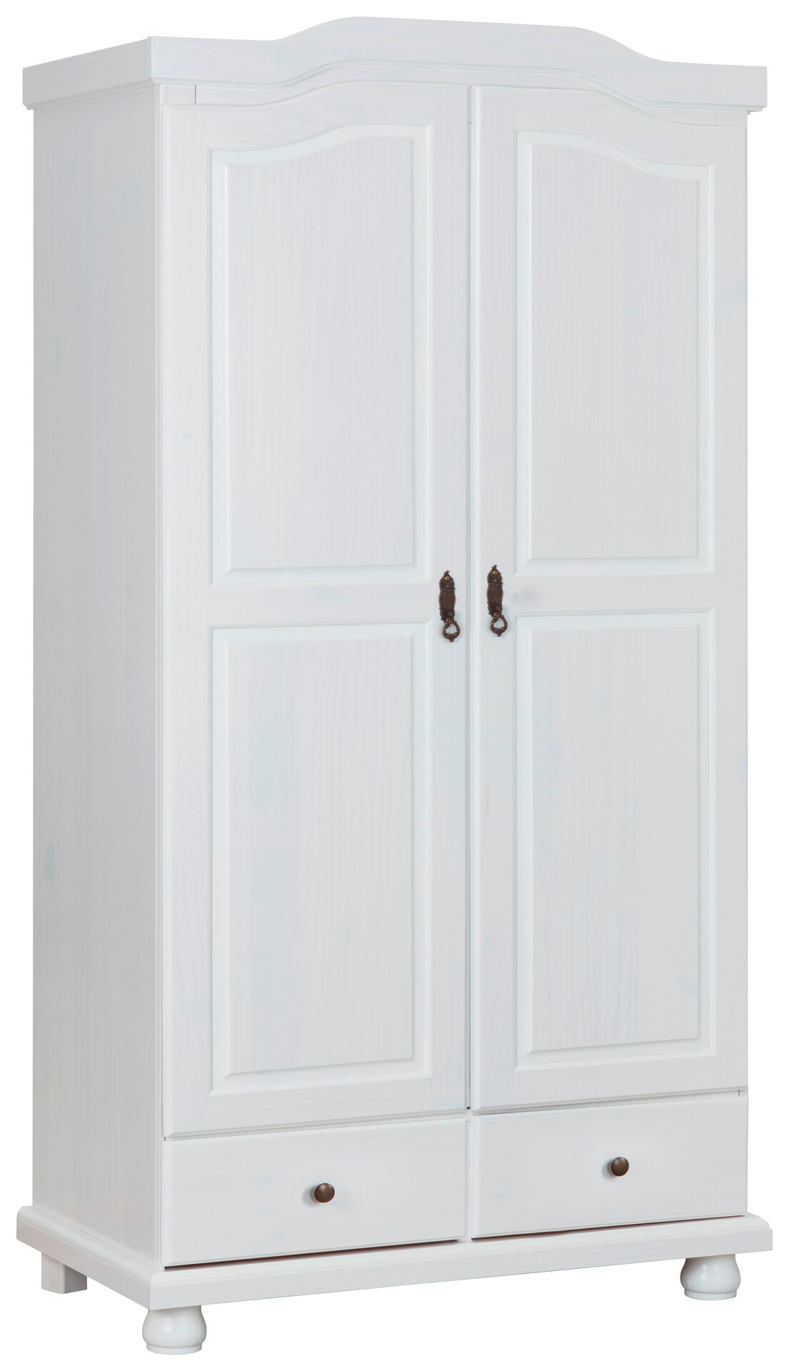 Kleiderschrank Reutte weiß B/H/T: ca. 104x198x56 cm