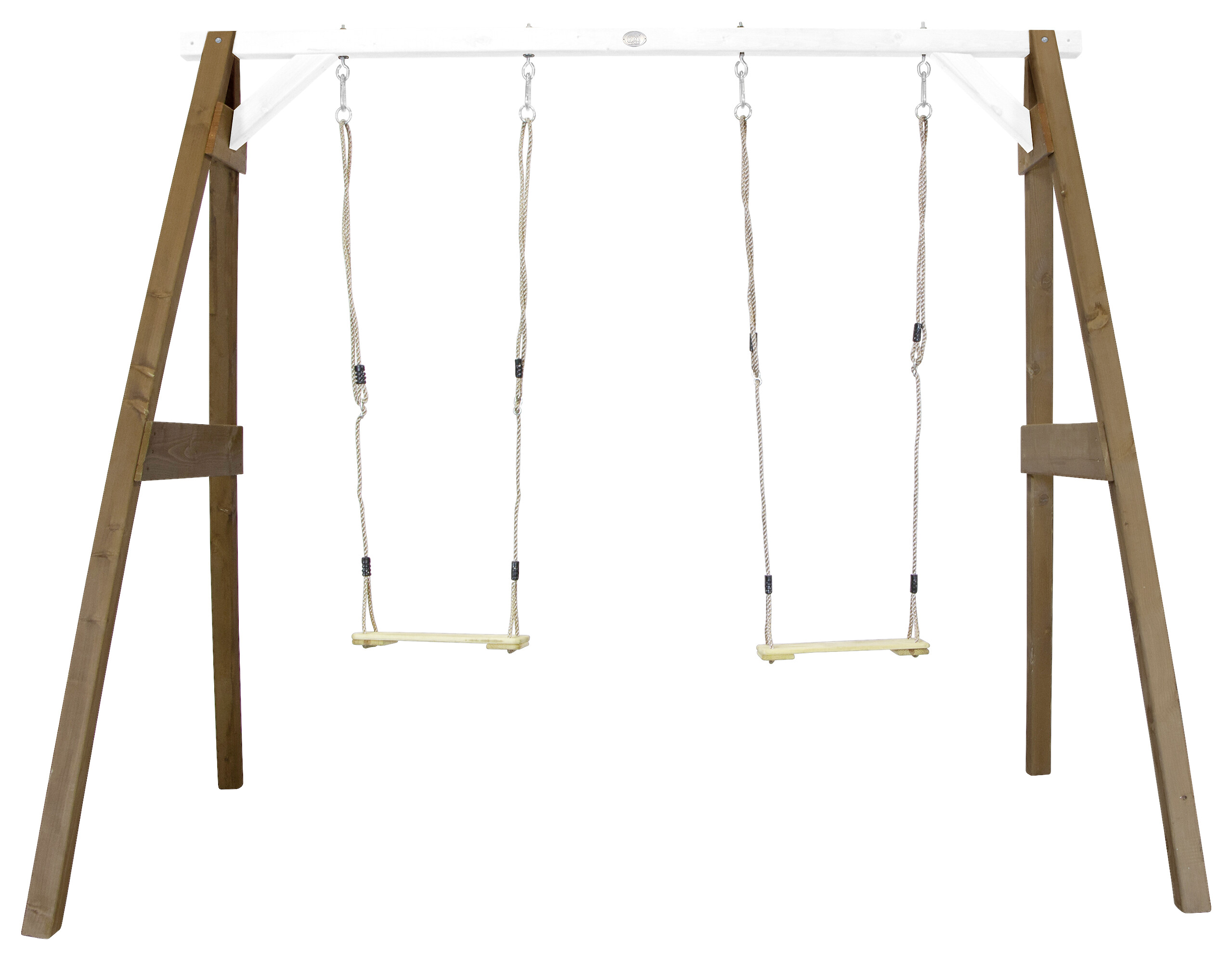 AXI Doppelschaukel braun B/H/L: ca. 254x207x160 cm