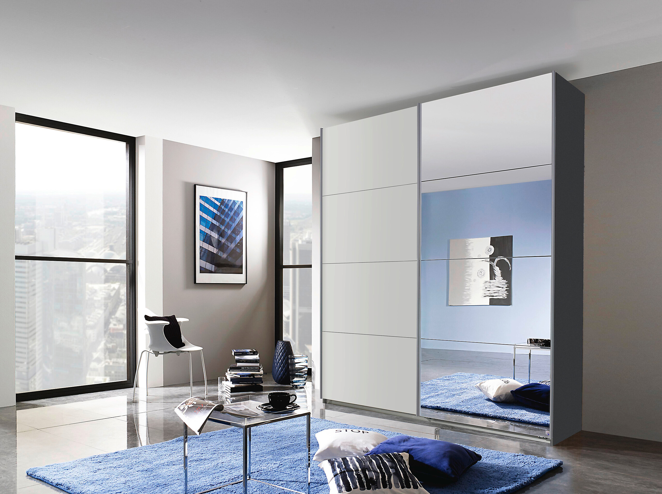 Schwebetürenschrank Quadra B/H/T: ca. 180x210x62 cm Schwebetürenschrank Quadra B/H/T: ca. 180x210x62 cm