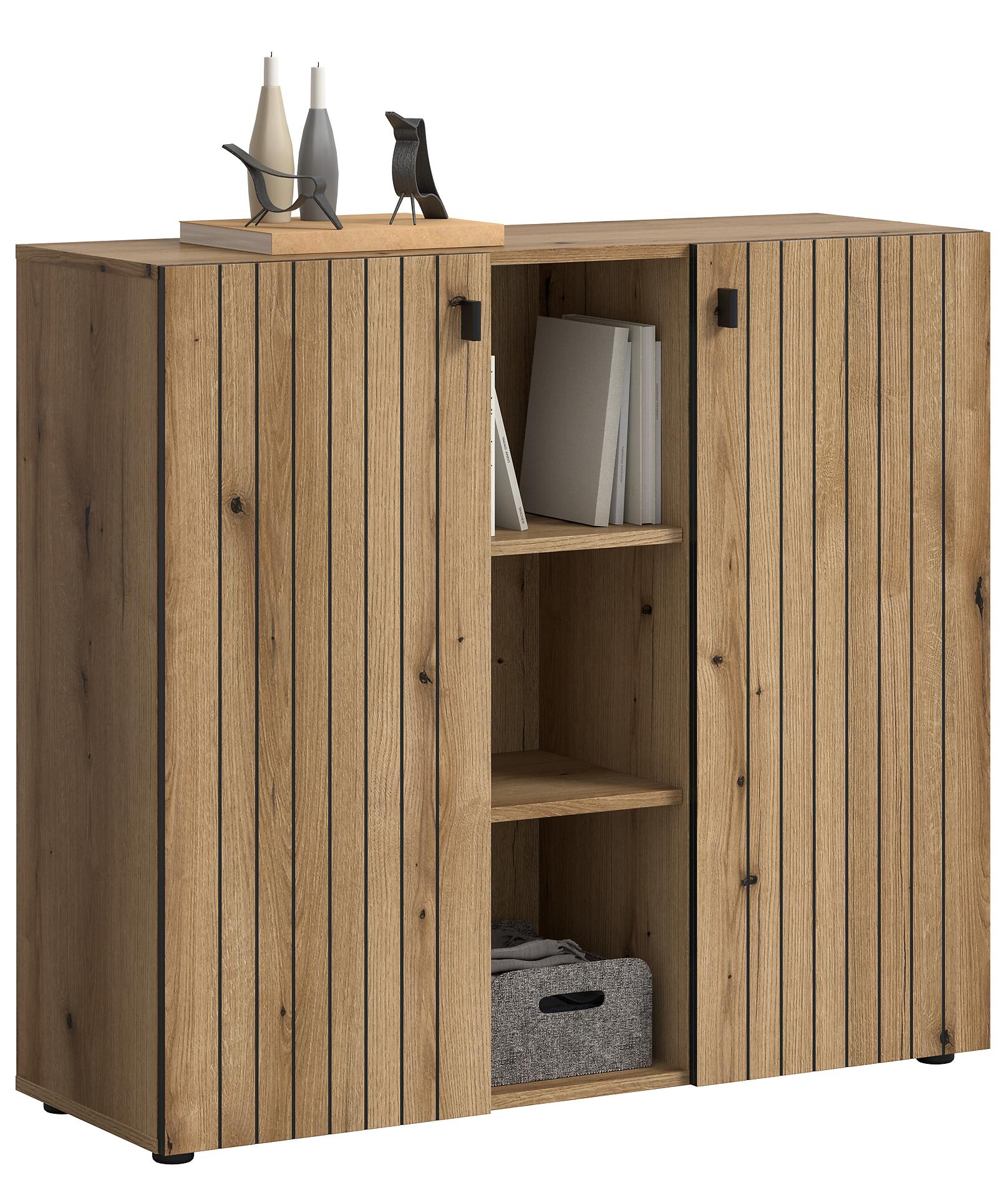 Schuhkommode STATION Evoke Oak Nachbildung B/H/T: ca. 106x96x37 cm Schuhkommode STATION Evoke Oak Nachbildung B/H/T: ca. 106x96x37 cm