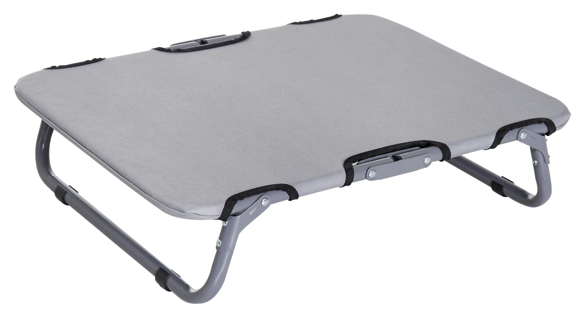 PawHut Hundebett grau Stahl B/H/L: ca. 46x15x59 cm