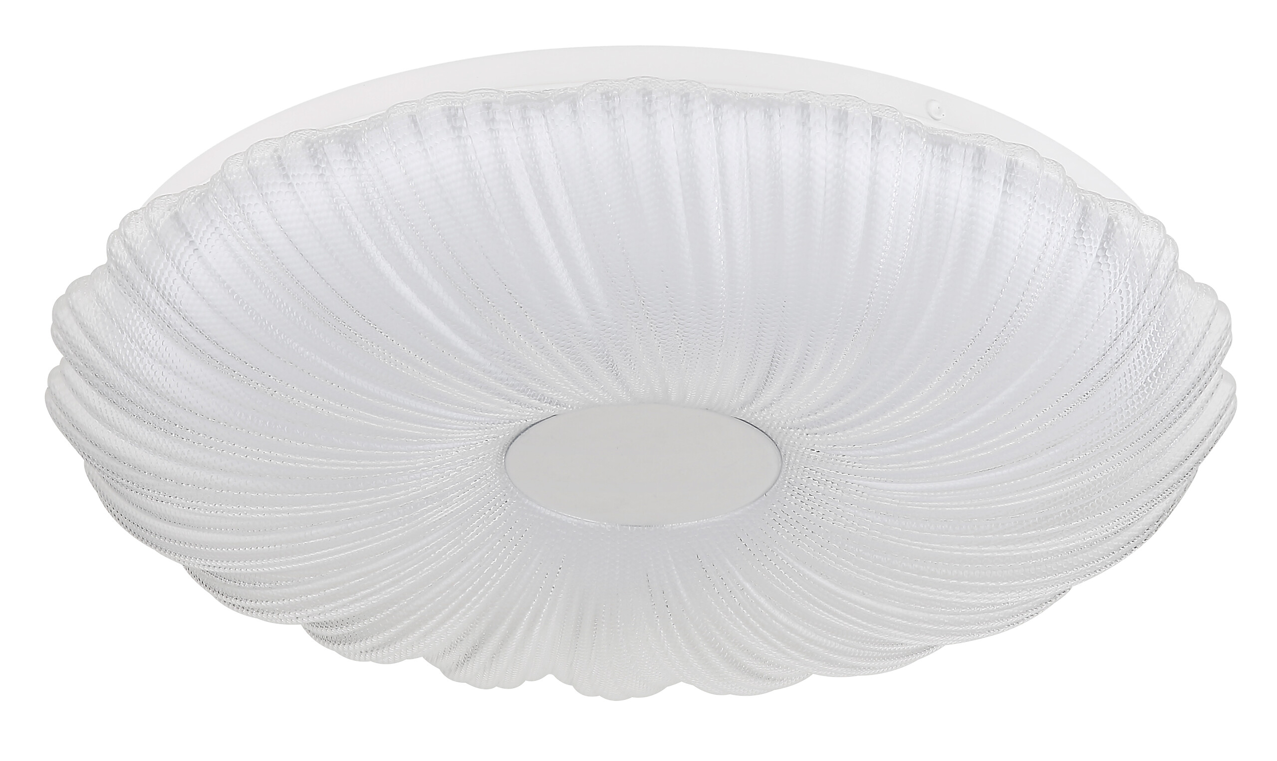 GLOBO Deckenleuchte weiß Satiniert Opal Metall Kunststoff H/D: ca. 7x38 cm 1 Brennstellen