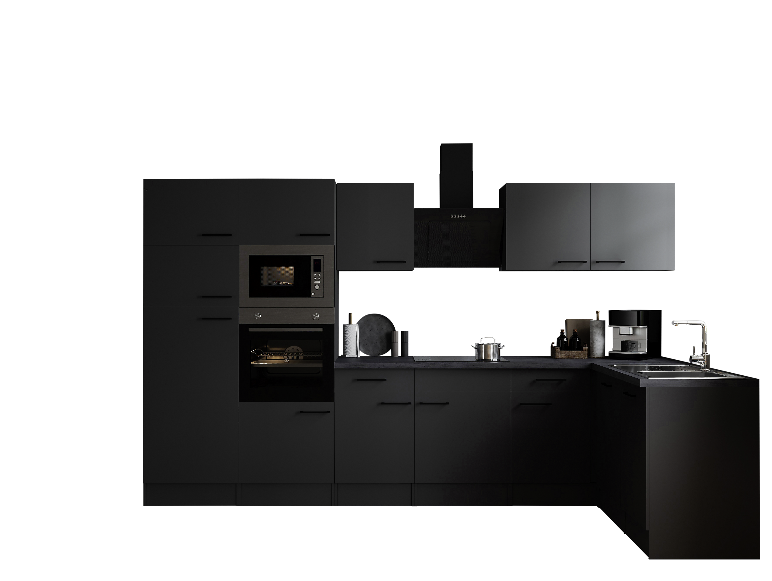 Winkelküche Oliver B/H/T: ca. 340x205x172 cm