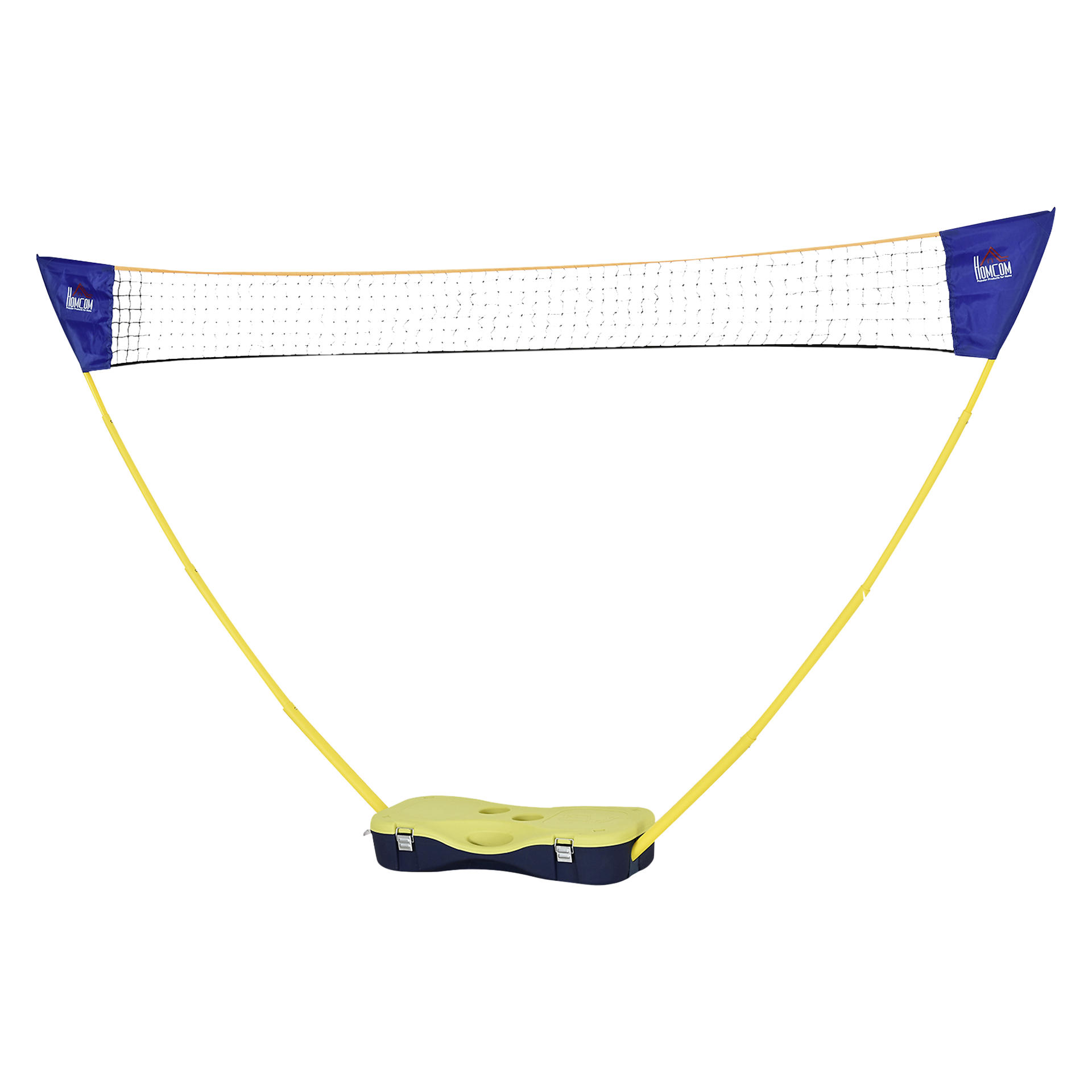 HOMCOM Badmintonnetz gelb B/H/T: ca. 280x157x33 cm