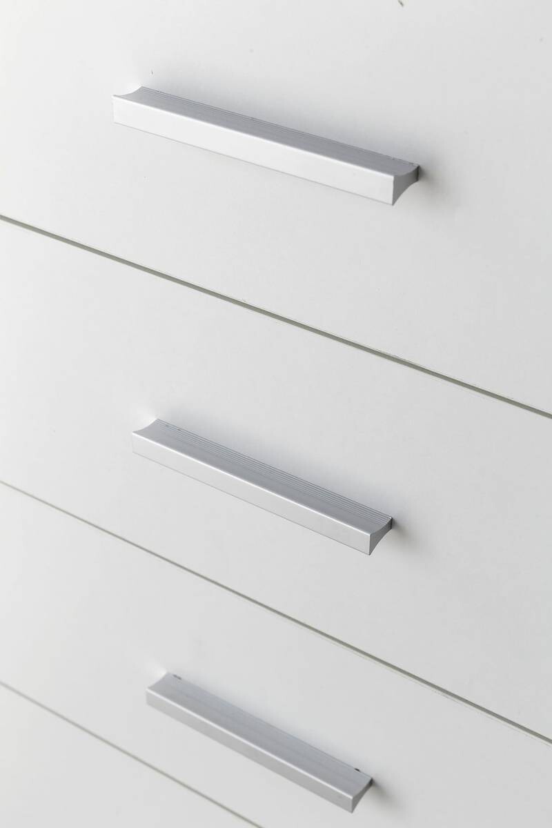 Rollcontainer weiß Spanplatte B/H/T: ca. 40x70,5x33 cm