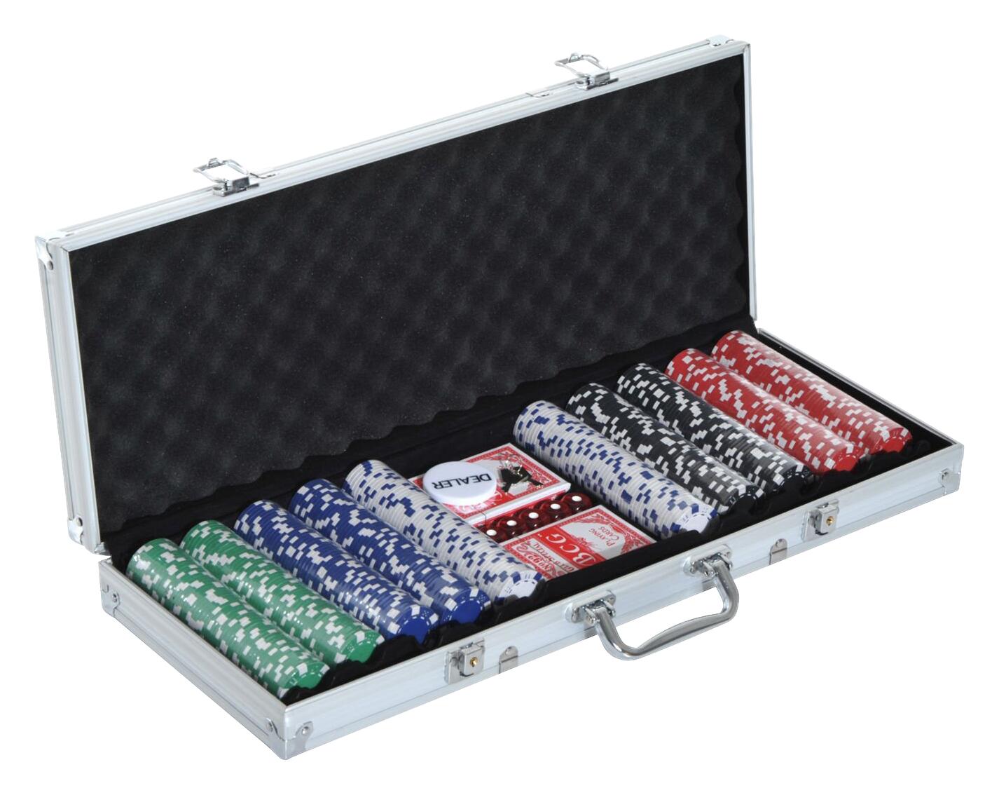 HOMCOM Pokerkoffer B/H/L: ca. 22x6,5x55,5 cm
