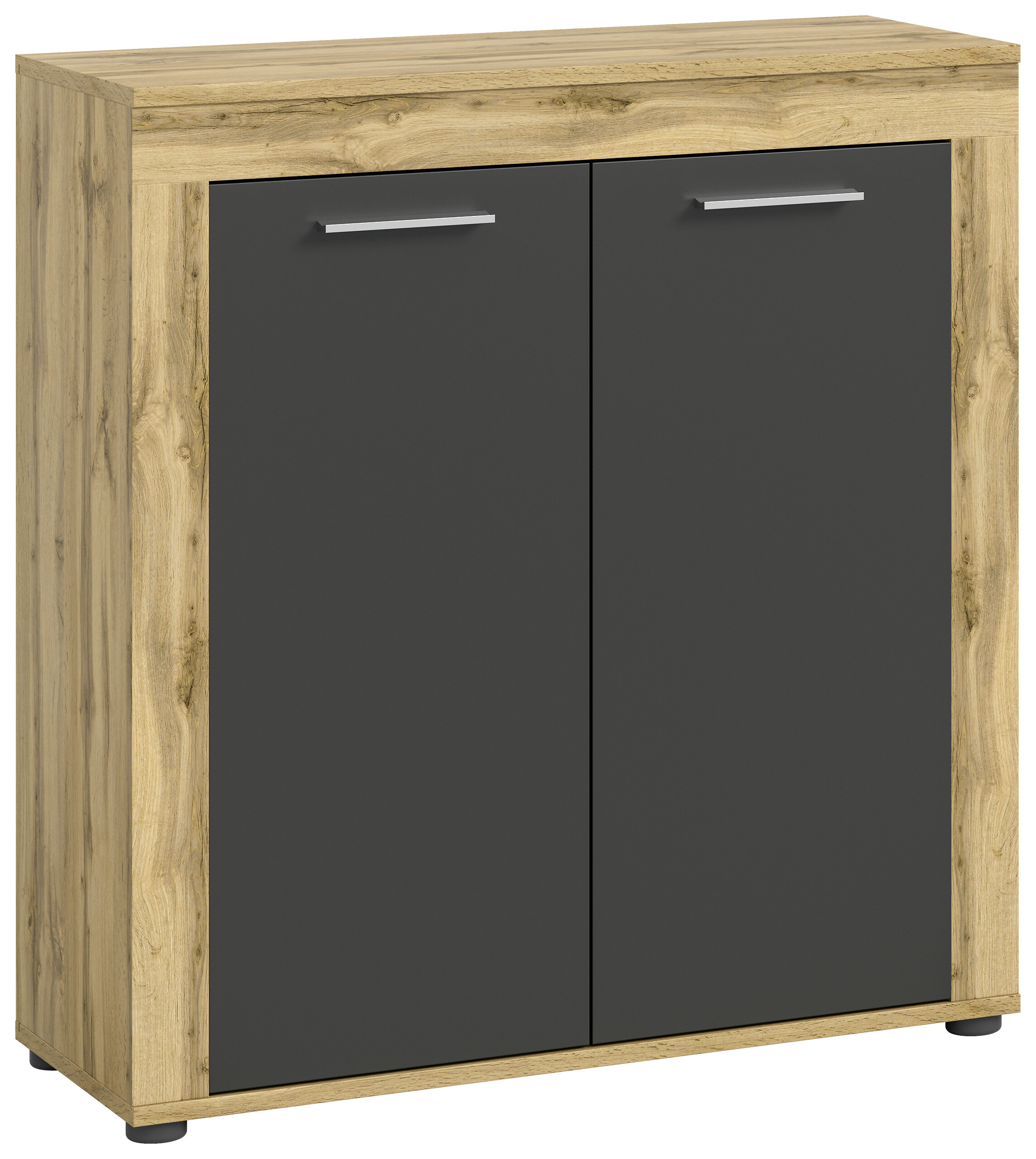 Highboard Jam Eiche Wotan Nachbildung grau B/H/T: ca. 80x88x35 cm Highboard Jam Eiche Wotan Nachbildung grau B/H/T: ca. 80x88x35 cm