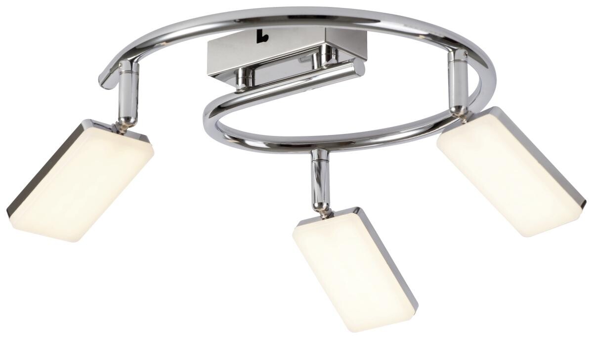 POCOline Spotspirale Chrissy Chrom Metall Kunststoff D: ca. 25 cm 3 Brennstellen