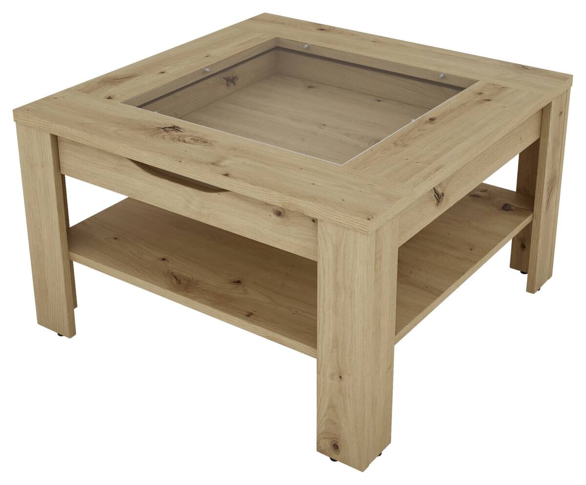 byLIVING Couchtisch RALPH Eiche Artisan B/H/T: ca. 67x43x67 cm