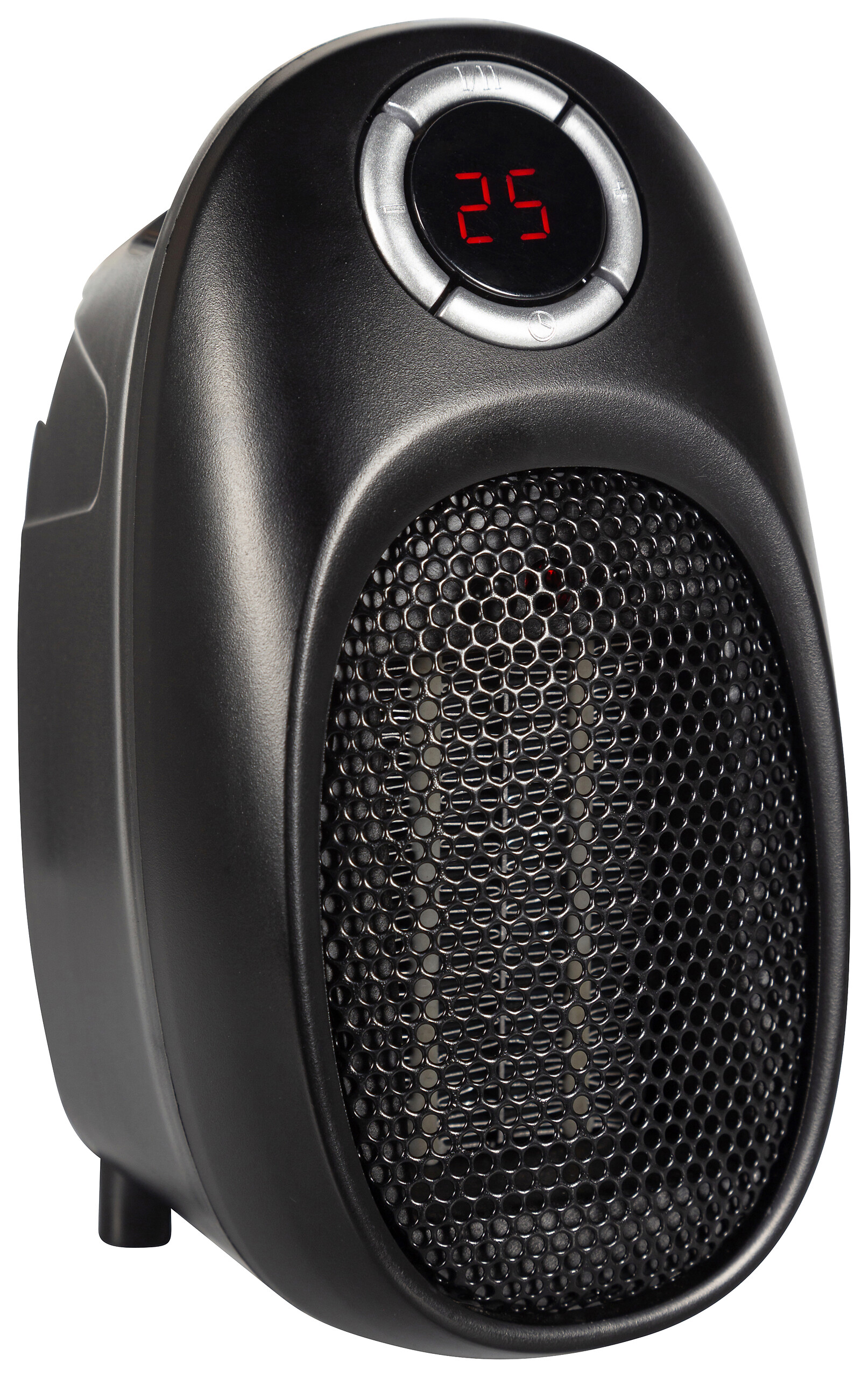 Heizlüfter WH701 schwarz Kunststoff B/H/L: ca. 12,7x16,4x9,6 cm ca. 400 W