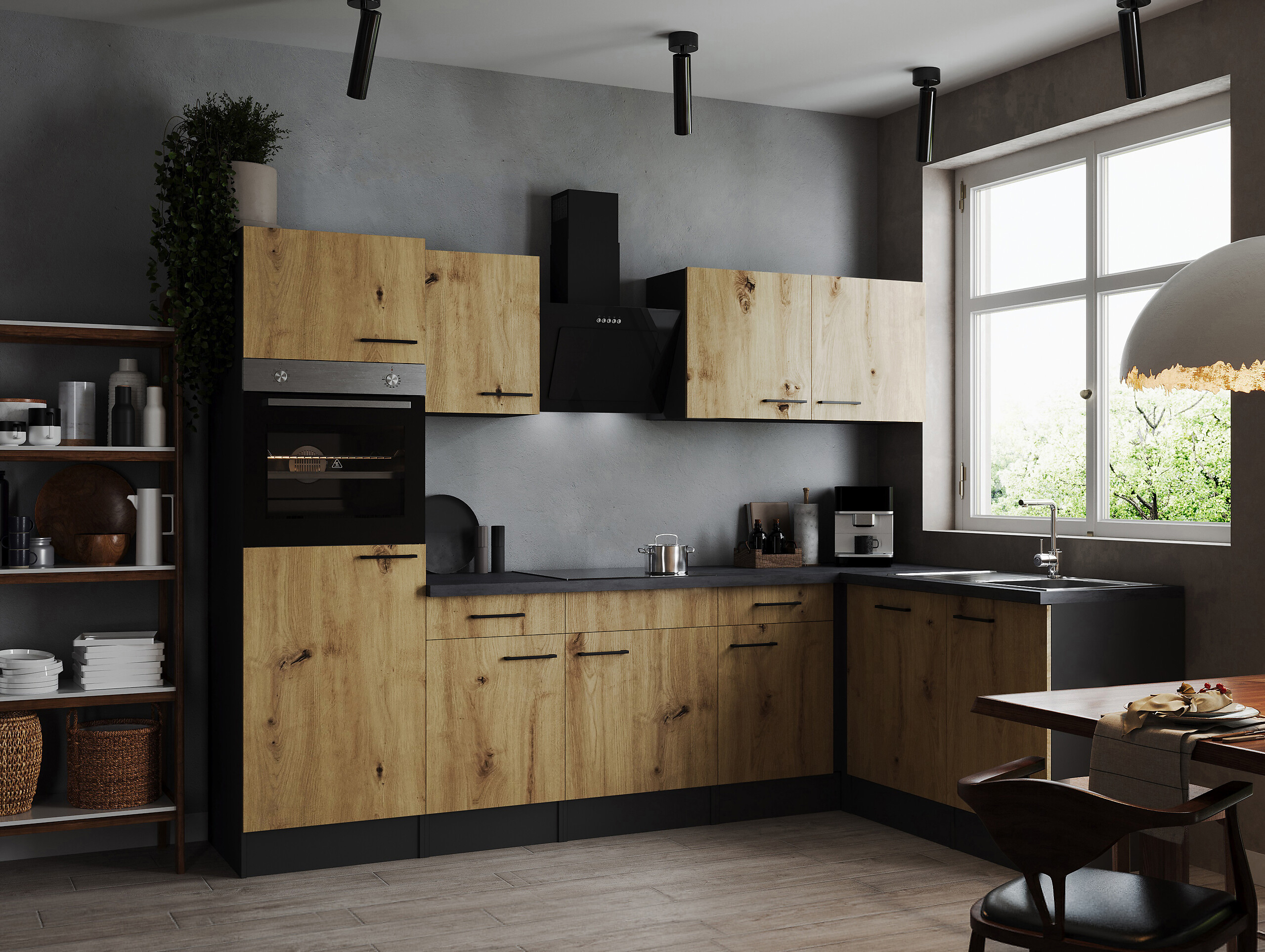 Winkelküche Oliver B/H/T: ca. 280x205x172 cm