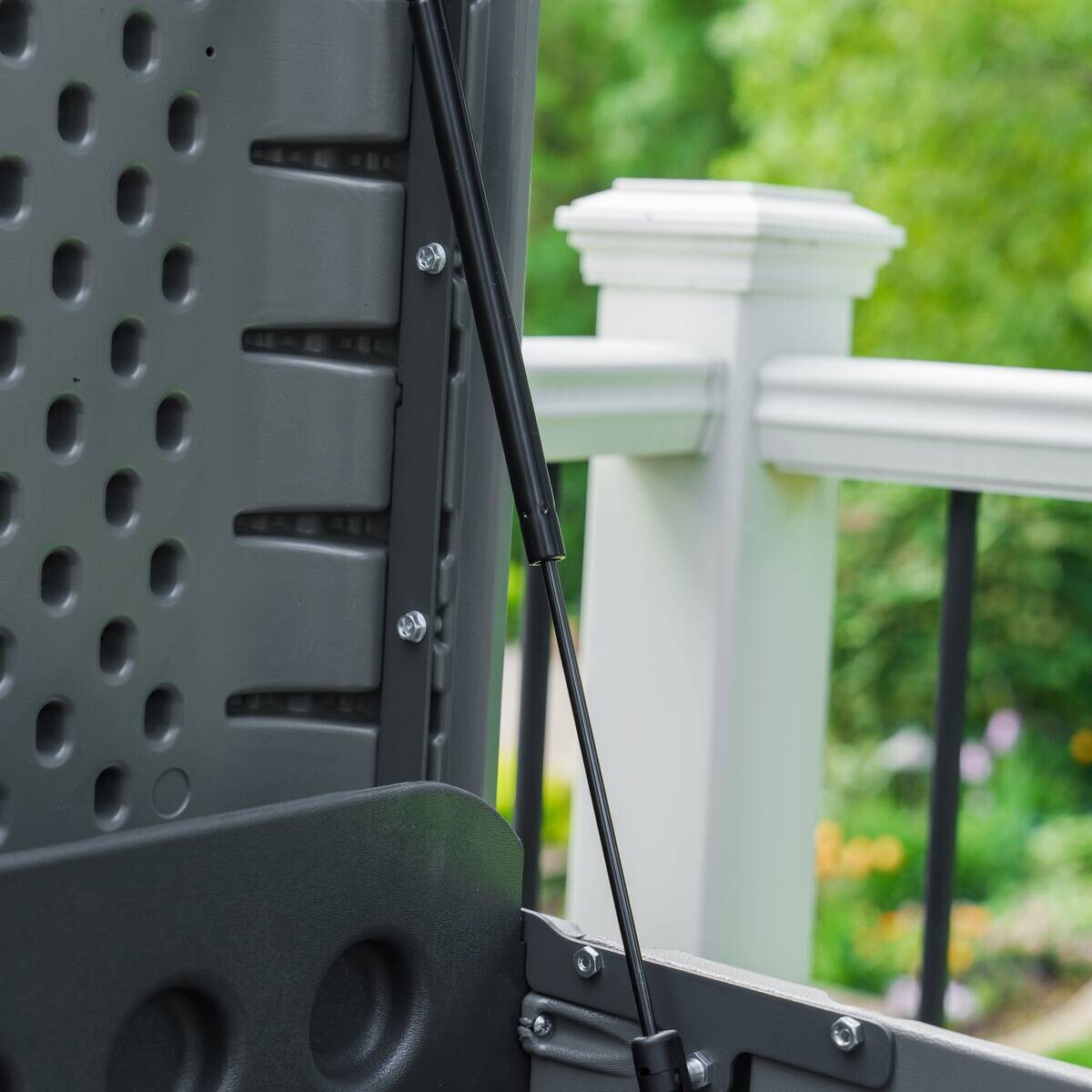 Lifetime Kissen- & Auflagenbox Space grau Kunststoff B/H/L: ca. 146,7x77,2x72,4 cm