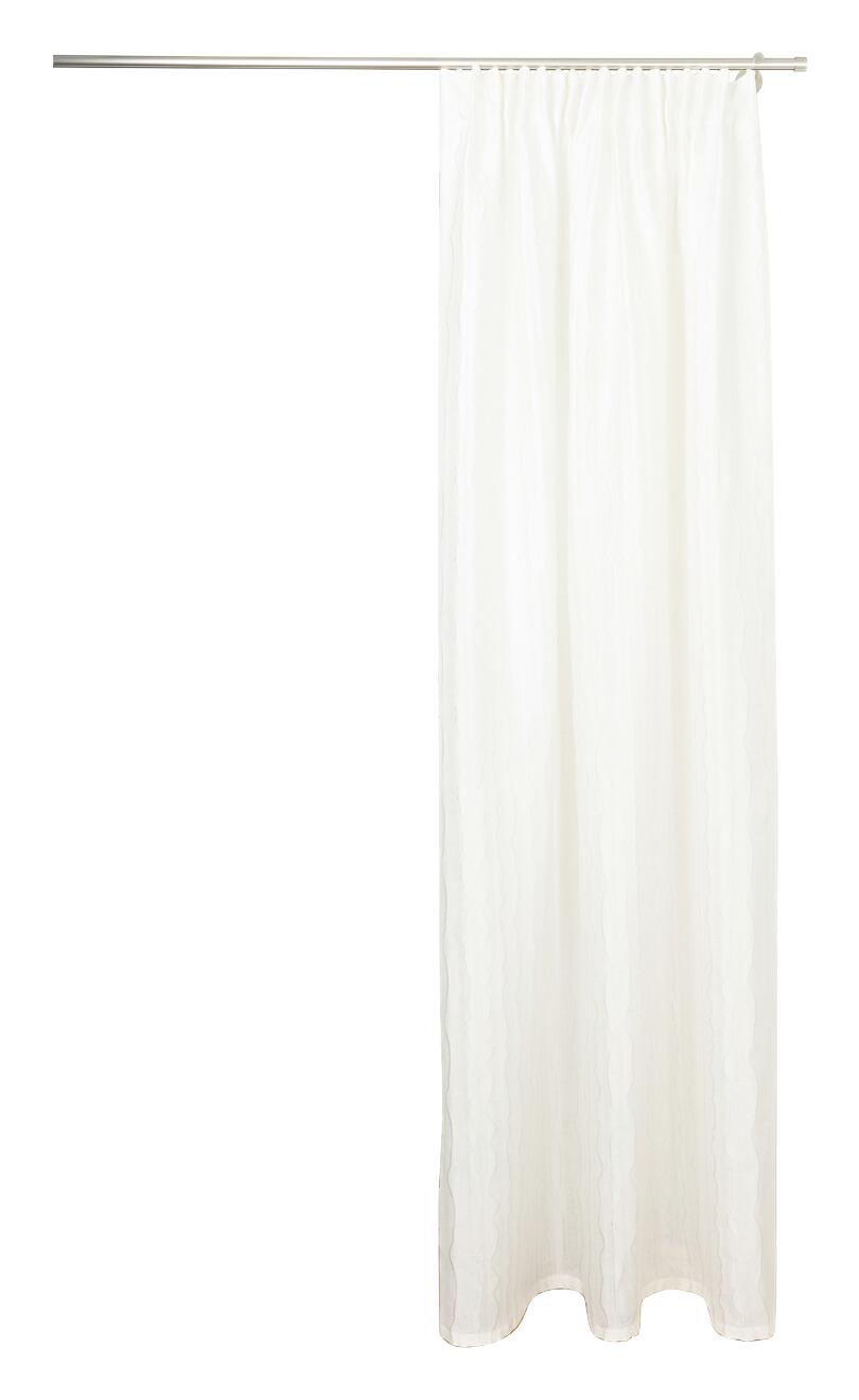 Kombivorhang STREAM weiß B/L: ca. 135x245 cm