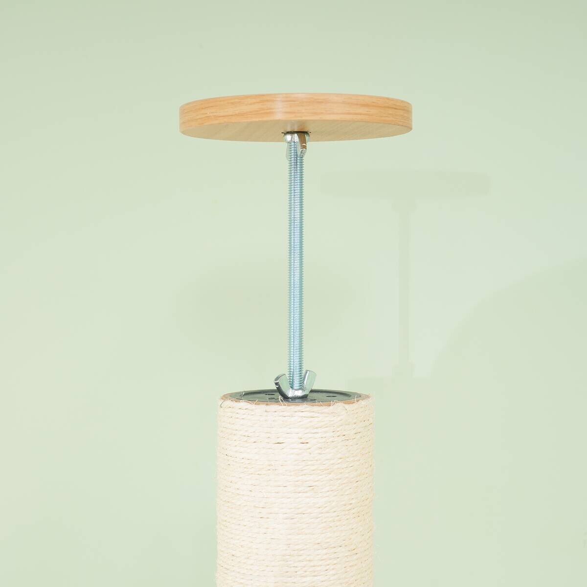 PawHut Kratzbaum Eiche Polyester B/H/L: ca. 40x250x40 cm