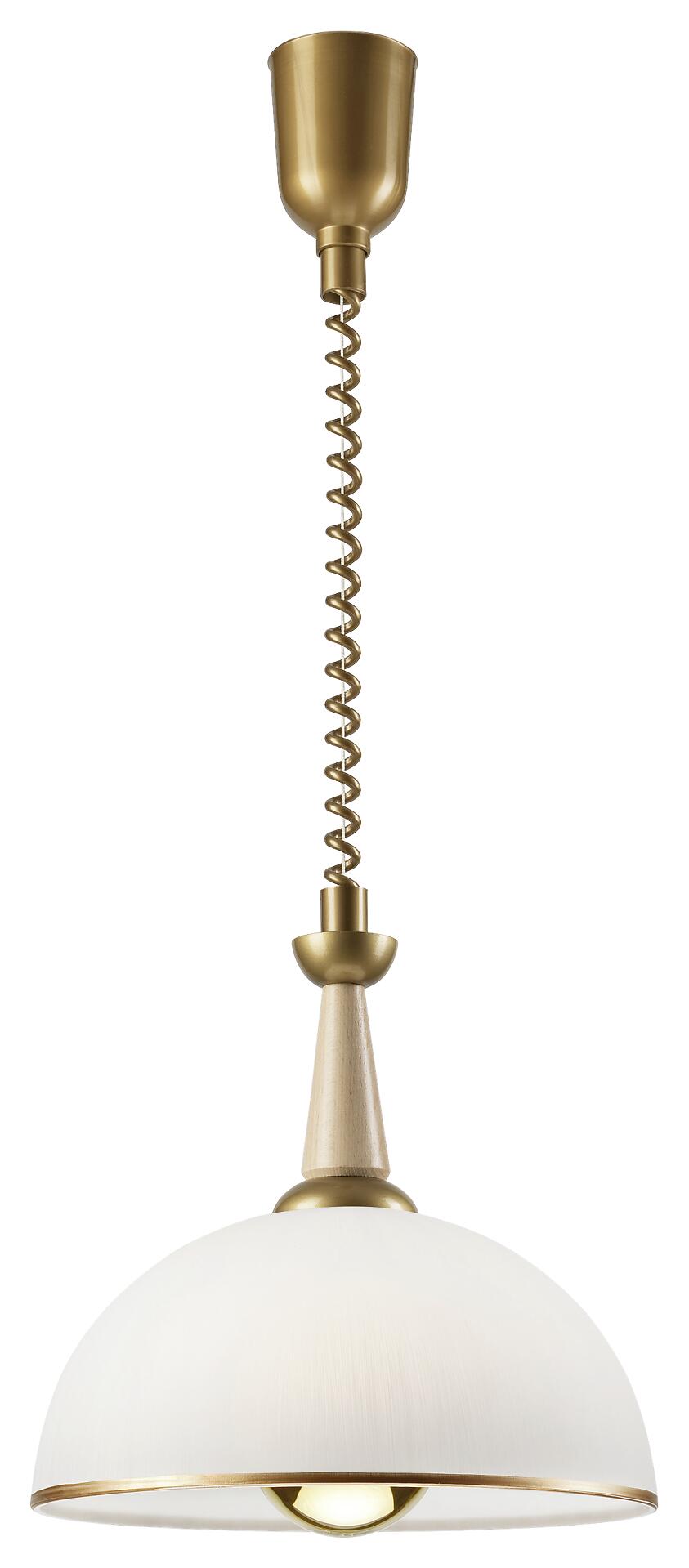 Lamkur Deckenleuchte gold Glas B/H/L: ca. 64x30x64 cm E27 1 Brennstellen