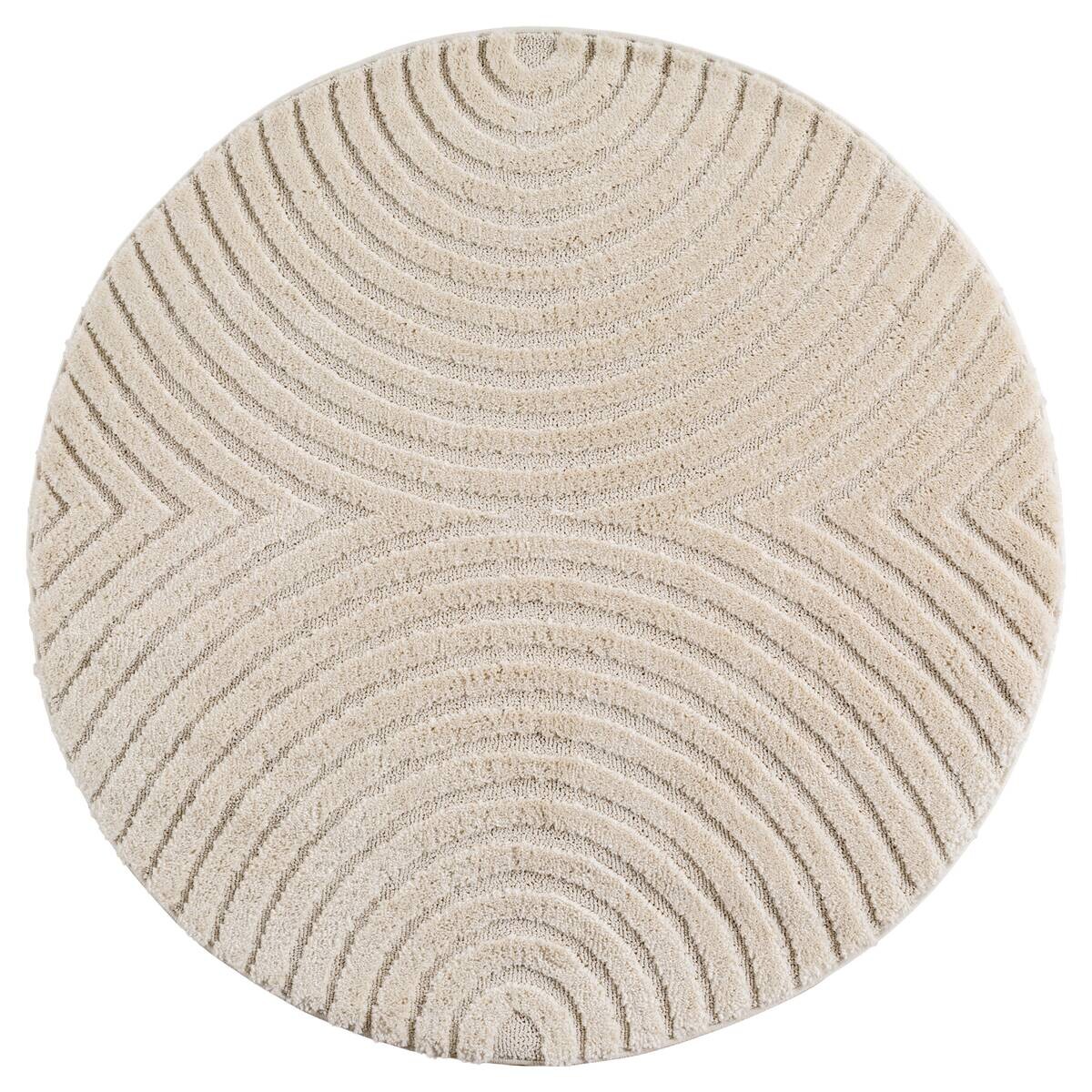 Ayyildiz Kurzflorteppich ART creme B/H/L: ca. 80x0,8x80 cm