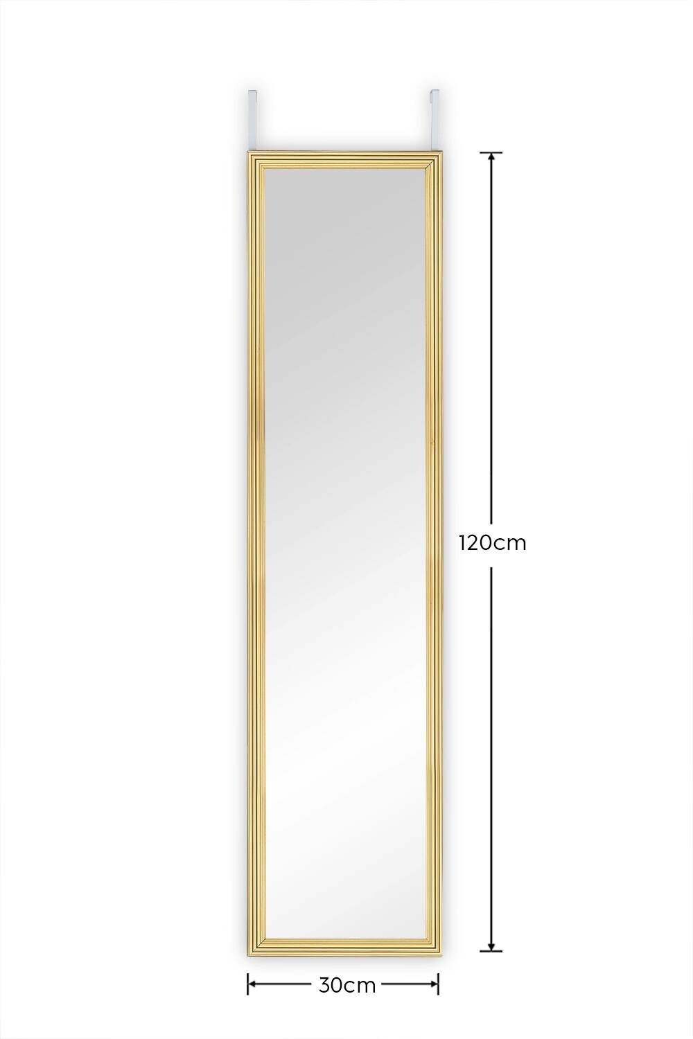 Türhängespiegel Bea gold Optik B/H/T: ca. 30x120x2 cm