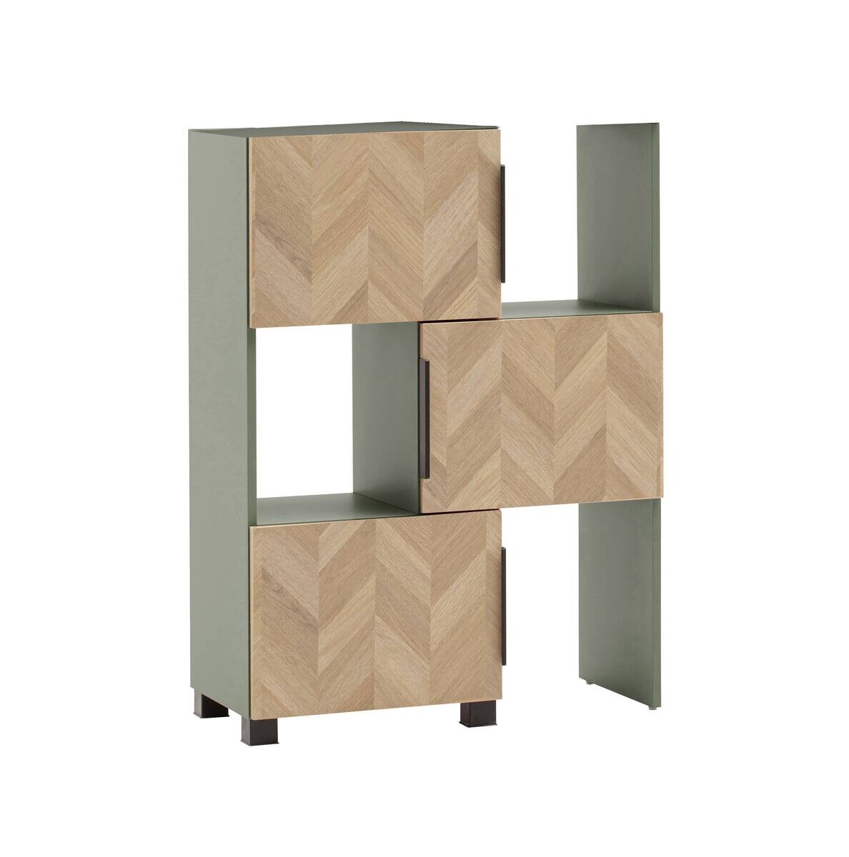 Regal Piazza Pistazie Eiche Nachbildung B/H/T: ca. 78x101,6x34,7 cm