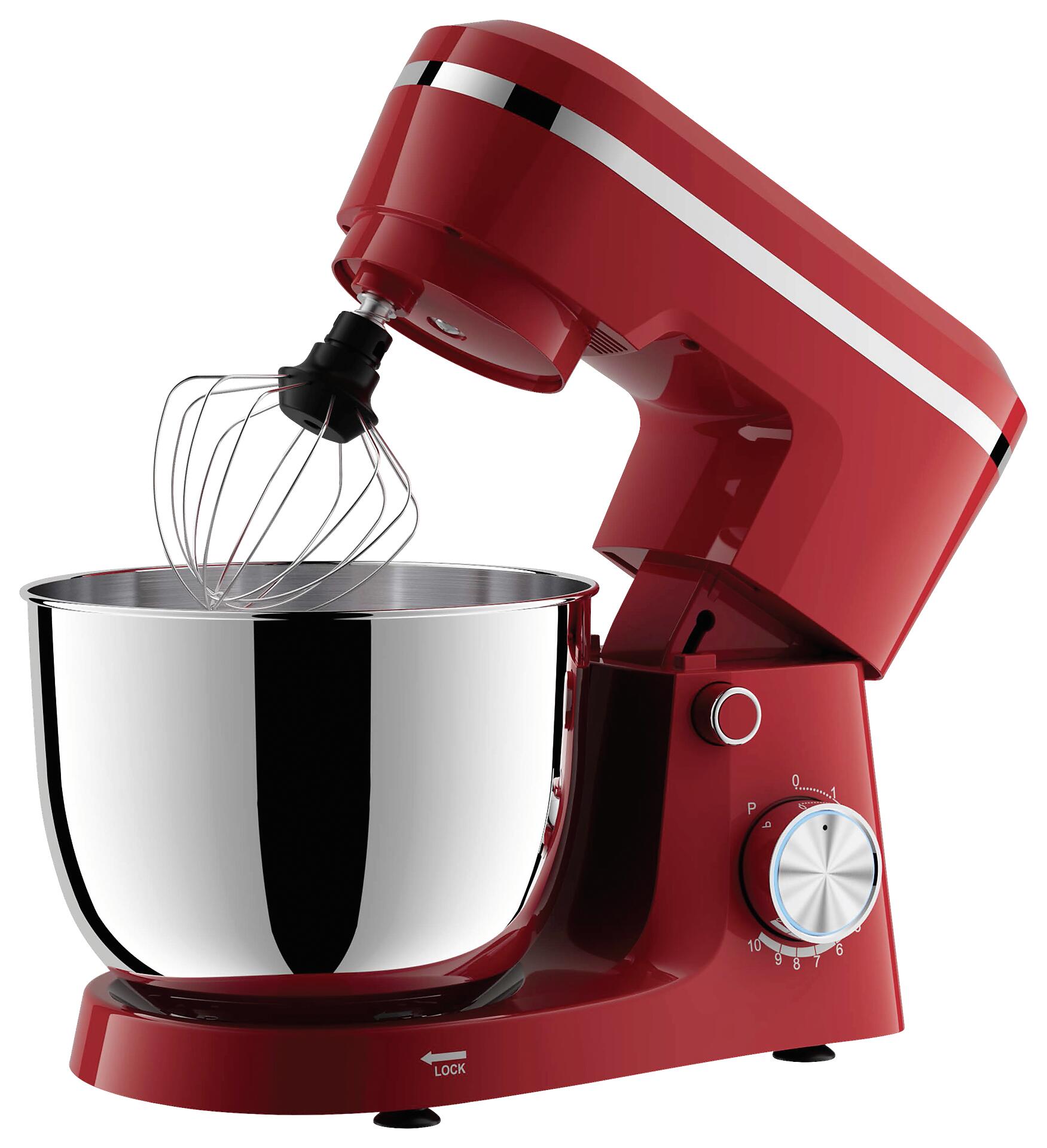 POCOline Knetmaschine Knetrax rot Metall Kunststoff B/H/L: ca. 22,55x31,45x36,1 cm ca. 4,5 l