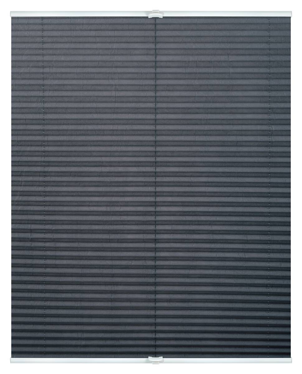 LICHTBLICK Spannplissee grau B/L: ca. 95x130 cm