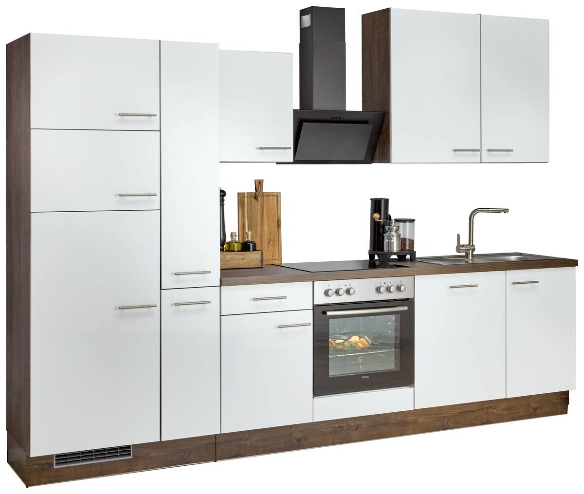 Impuls Küchenblock IP4050 weiß Hochglanz B/T: ca. 310x60 cm