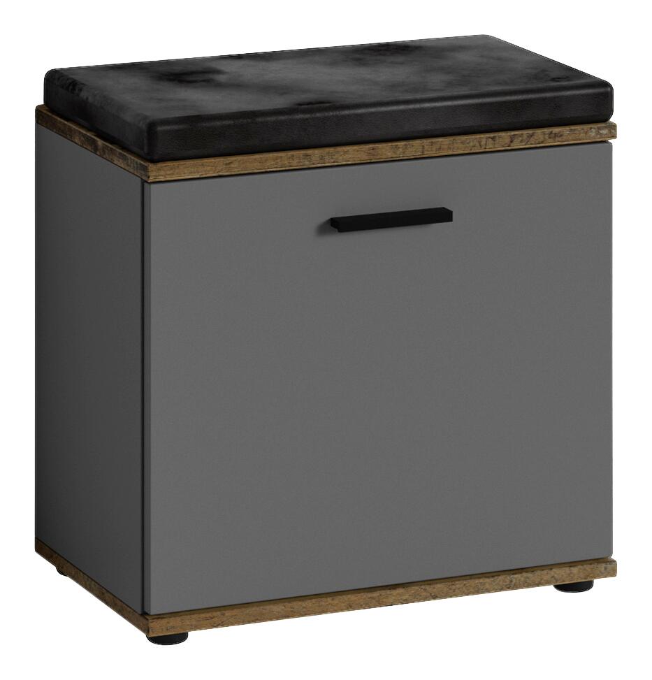 Garderobenset JAKOB Set 3-tlg. anthrazit