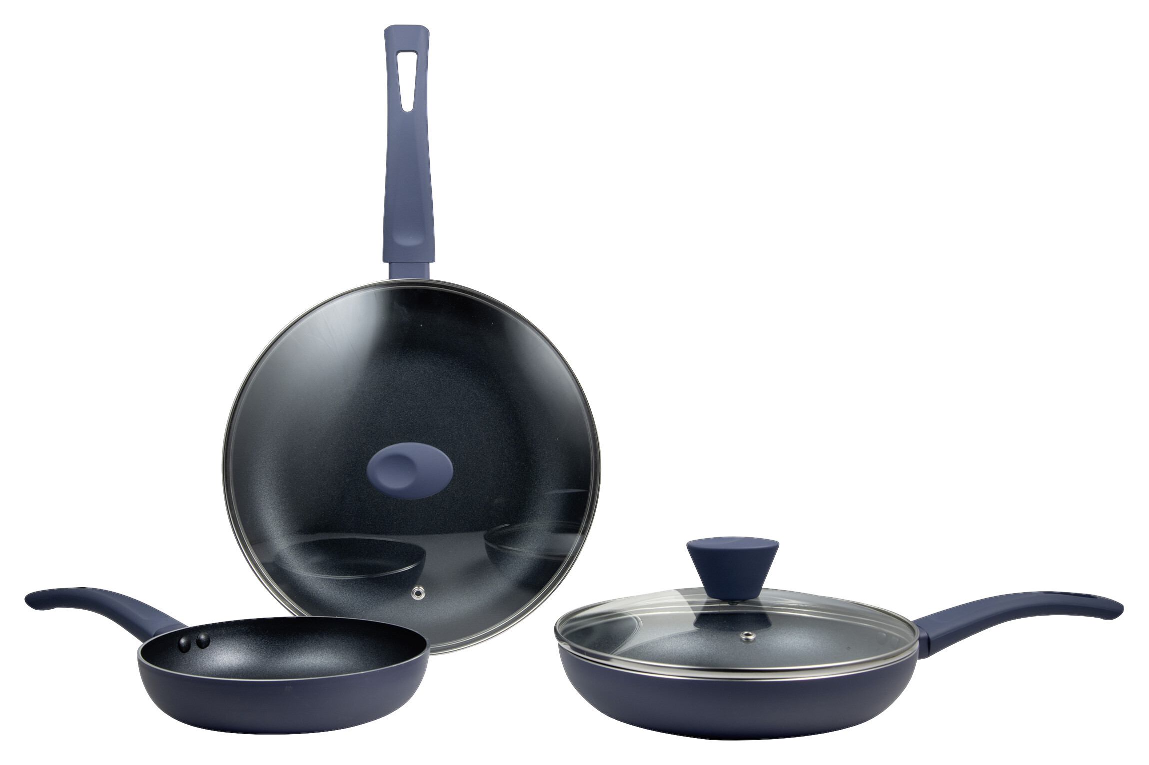 SAN IGNACIO Kochgeschirrset ATLAS schwarz Aluminium 5 tlg. SAN IGNACIO Kochgeschirrset ATLAS schwarz Aluminium 5 tlg.