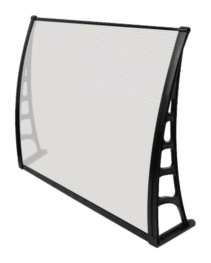 Brosplast Vordach Crocus transparent B/H/L: ca. 120x23x80 cm